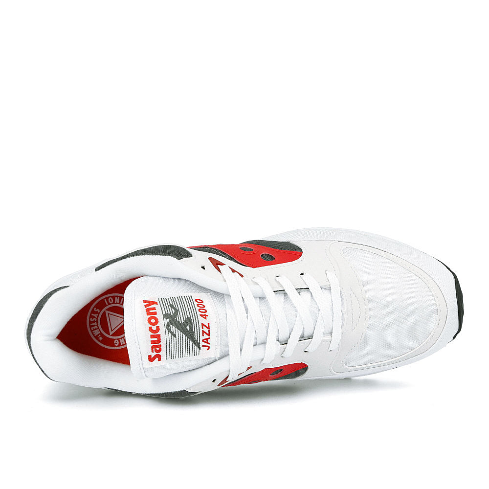 Saucony jazz 4000 White-Grey-Red Low Top Sneakers Detailfoto | Overkill