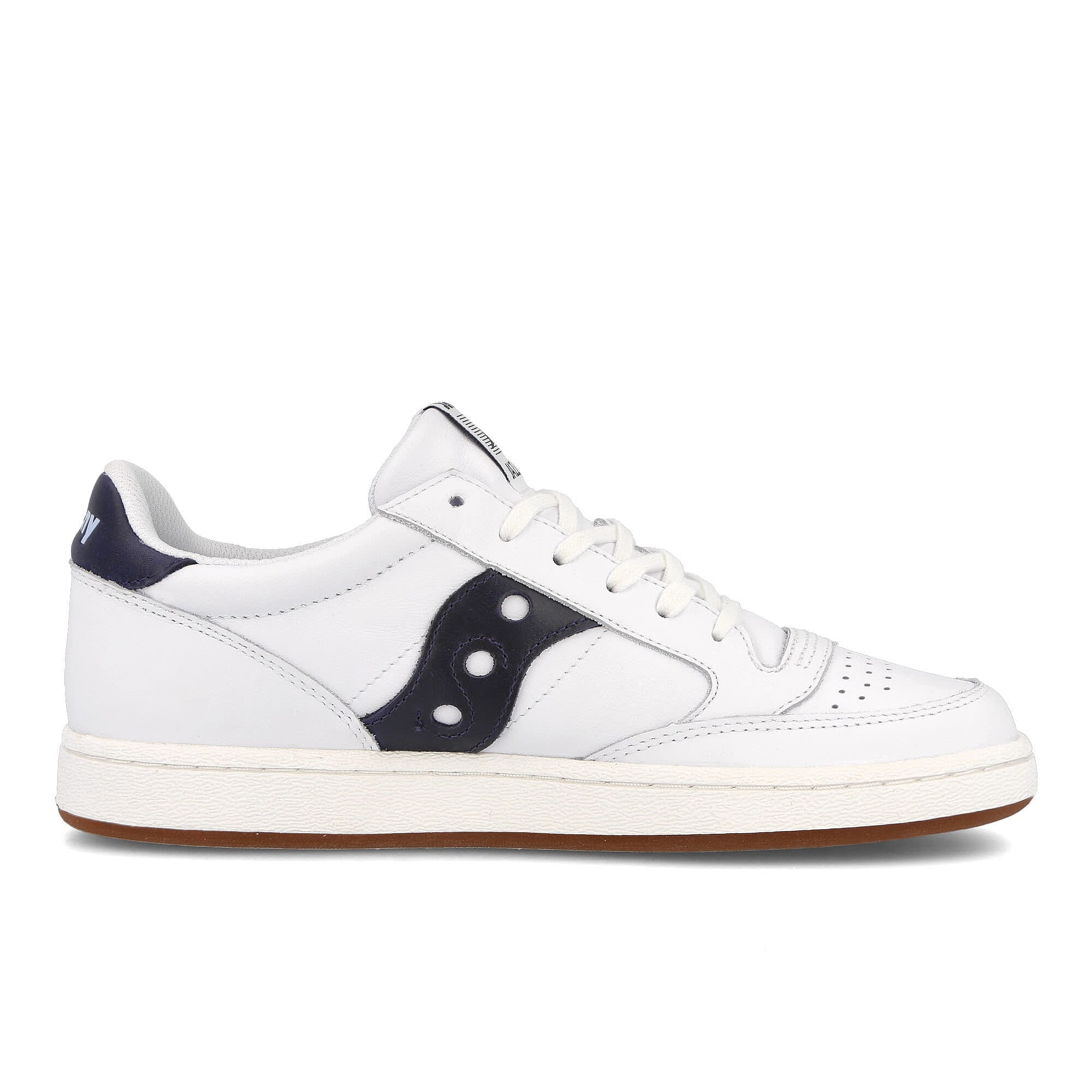 Saucony jazz court White-Navy Low Top Sneakers Silhouette | Overkill