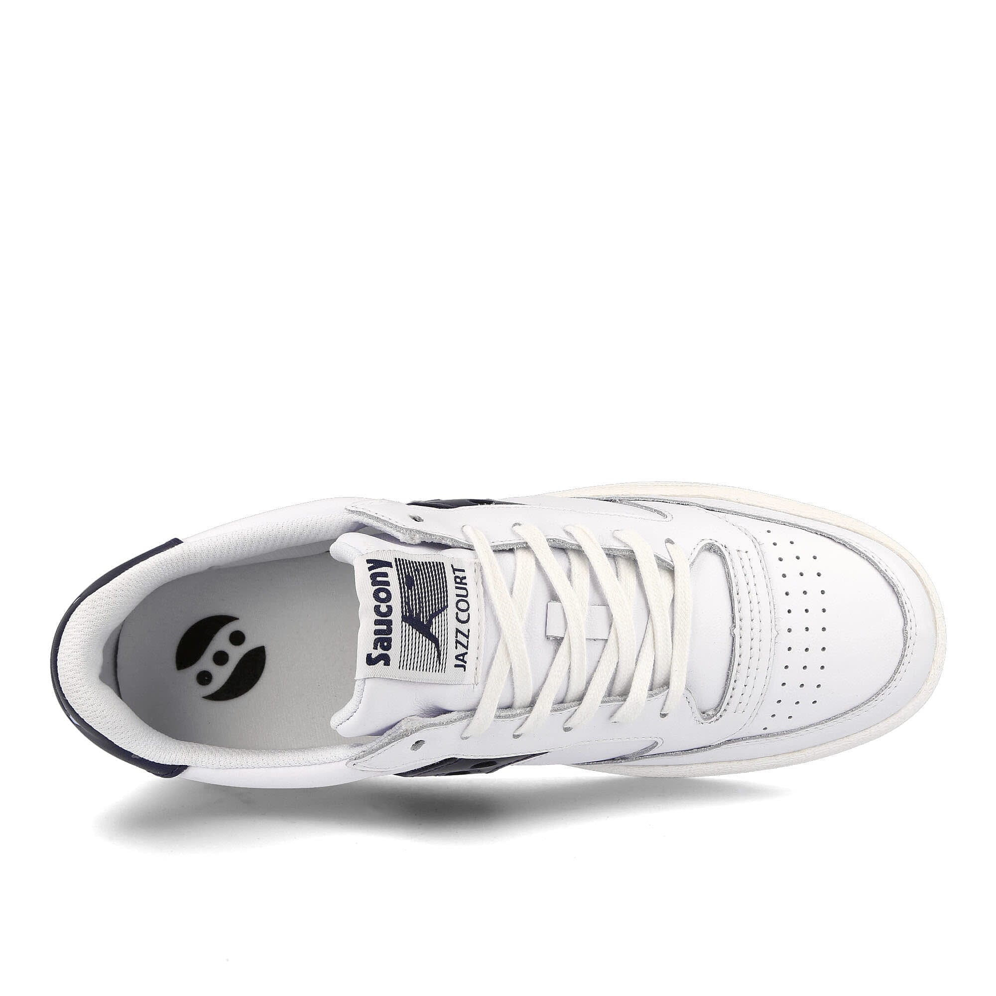 Saucony jazz court White-Navy Low Top Sneakers Detailfoto | Overkill