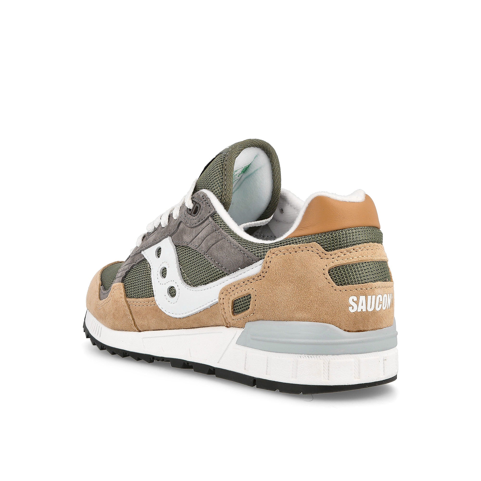 Saucony shadow 5000 Tan / Green / White Sneakers Material | Overkill