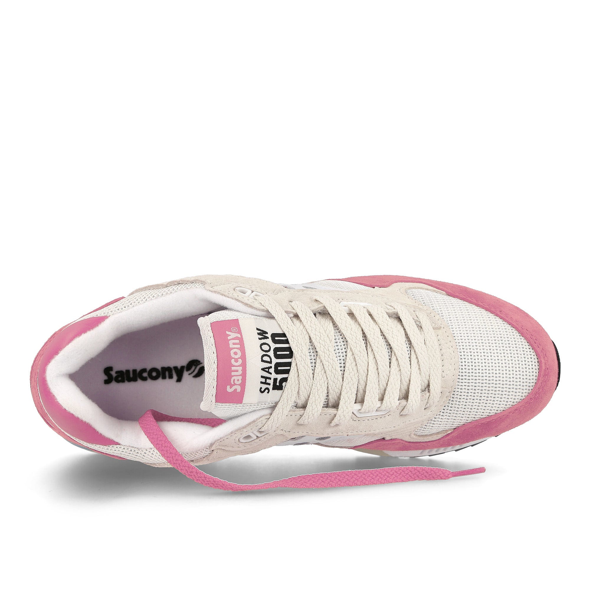 Saucony shadow 5000 White / Pink Sneakers Detailfoto | Overkill