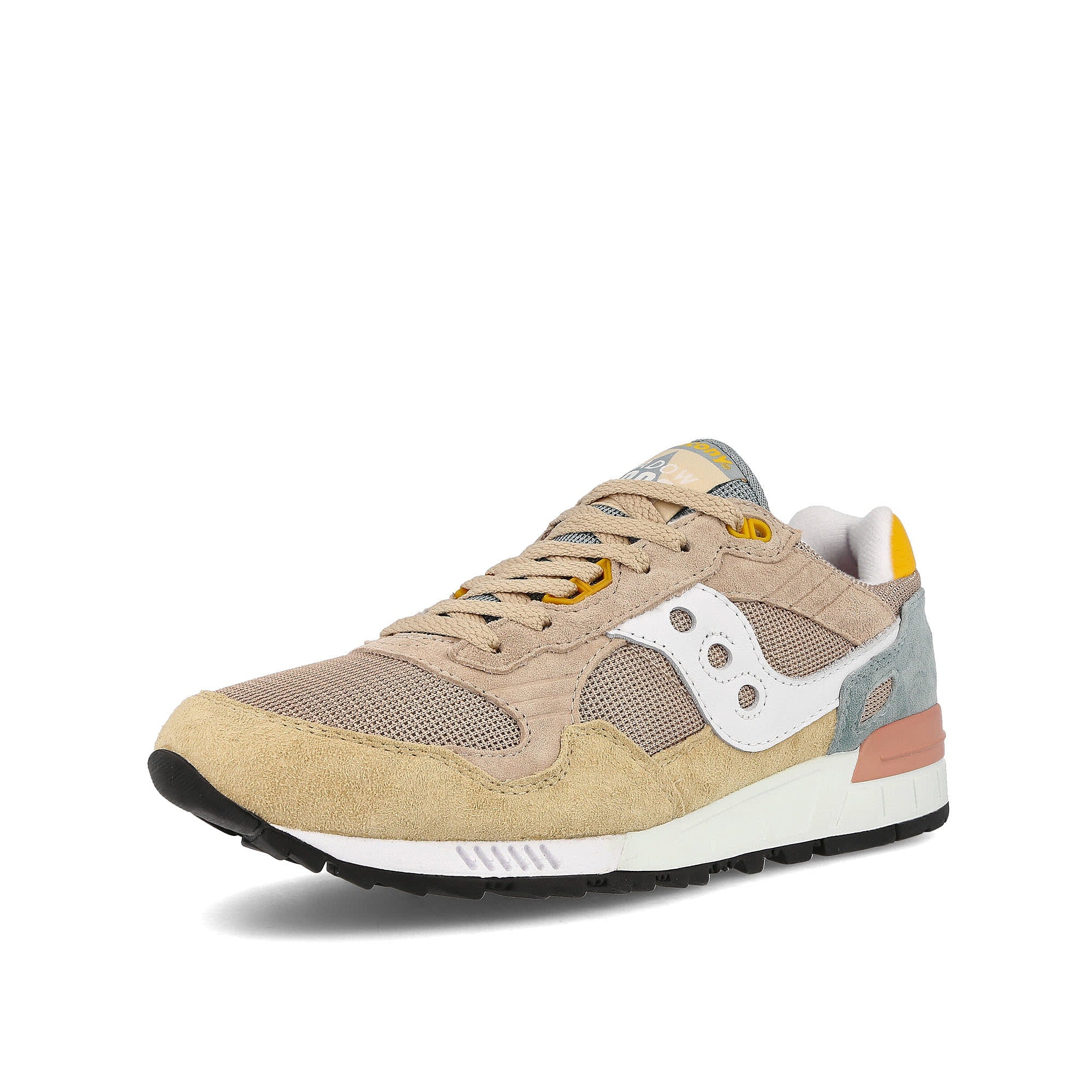 Saucony shadow 5000 White-Beige Low Top Sneakers Close Up | Overkill