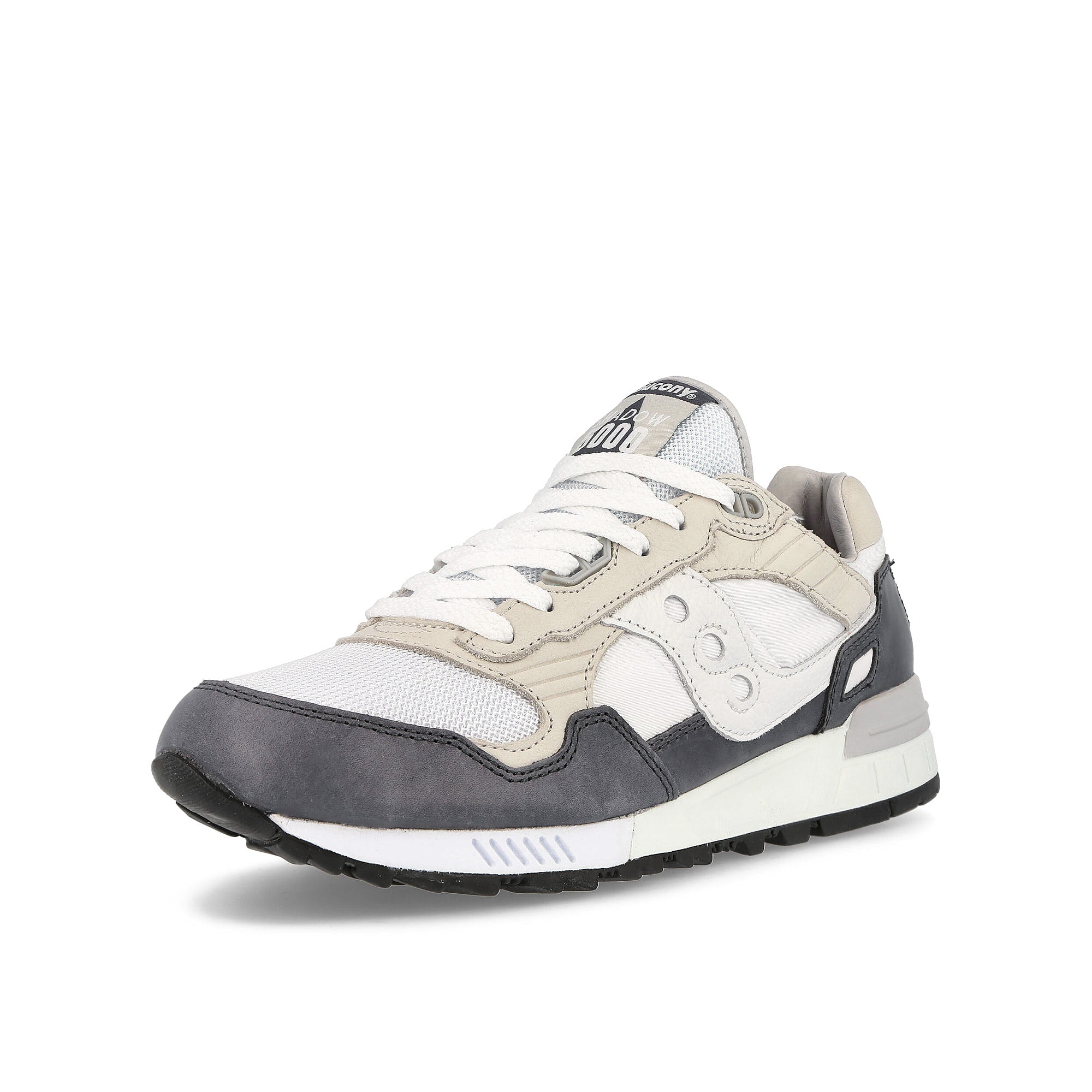 Saucony shadow 5000 White-Navy Low Top Sneakers Close Up | Overkill