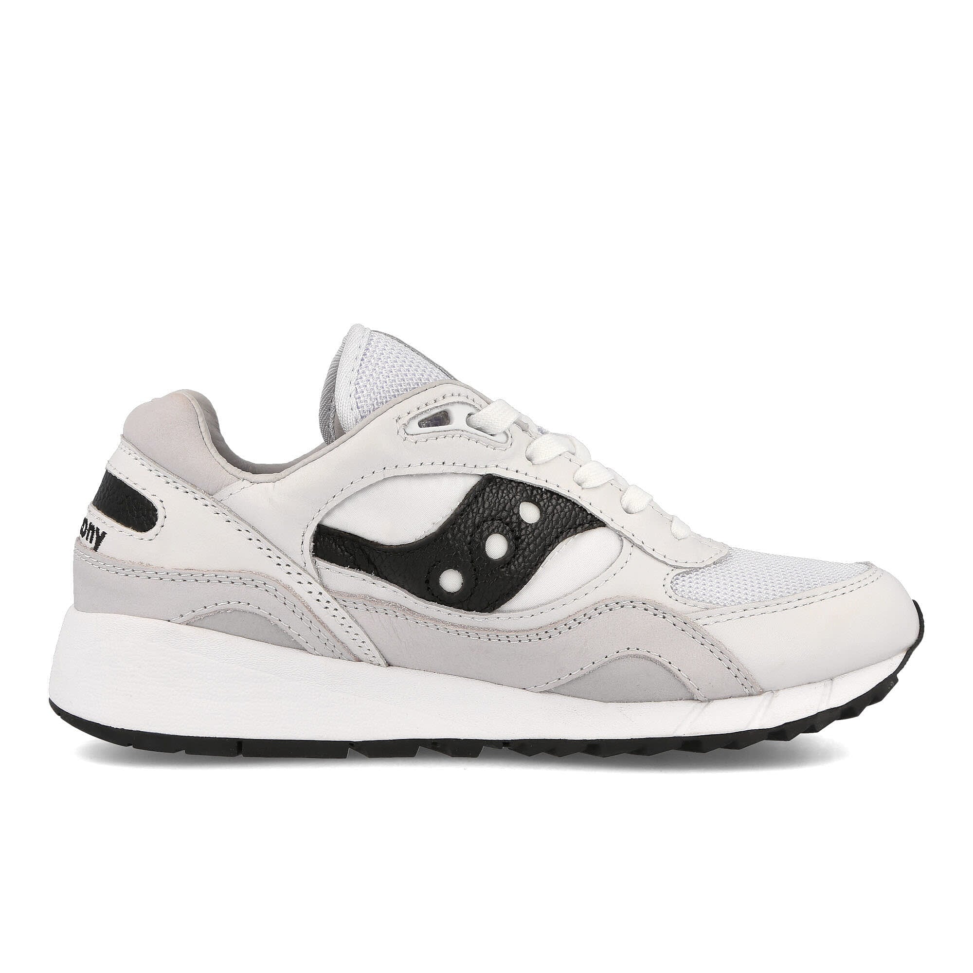 Saucony shadow 6000 White-Black Low Top Sneakers Silhouette | Overkill