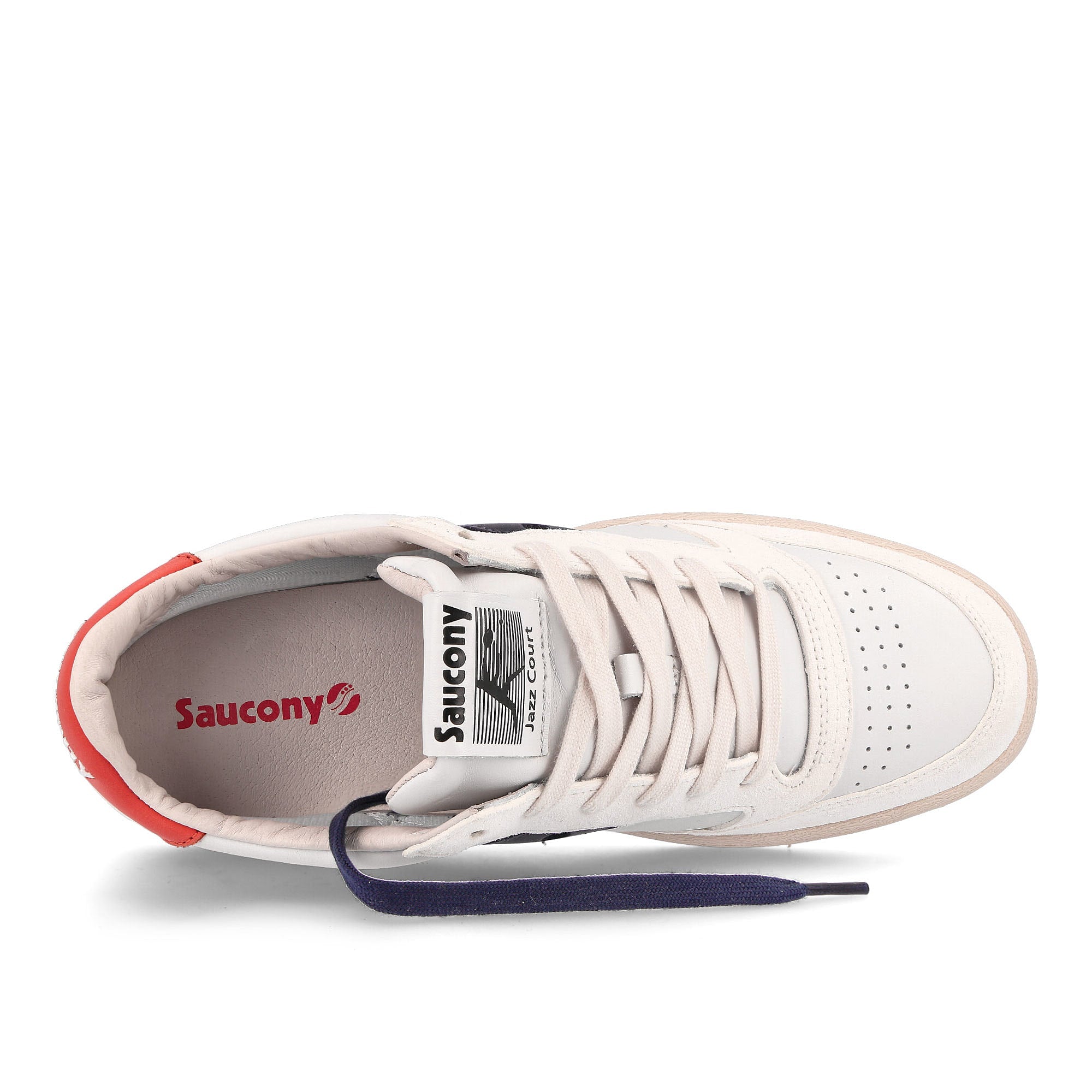 Saucony jazz court White-Blue Low Top Sneakers Detailfoto | Overkill