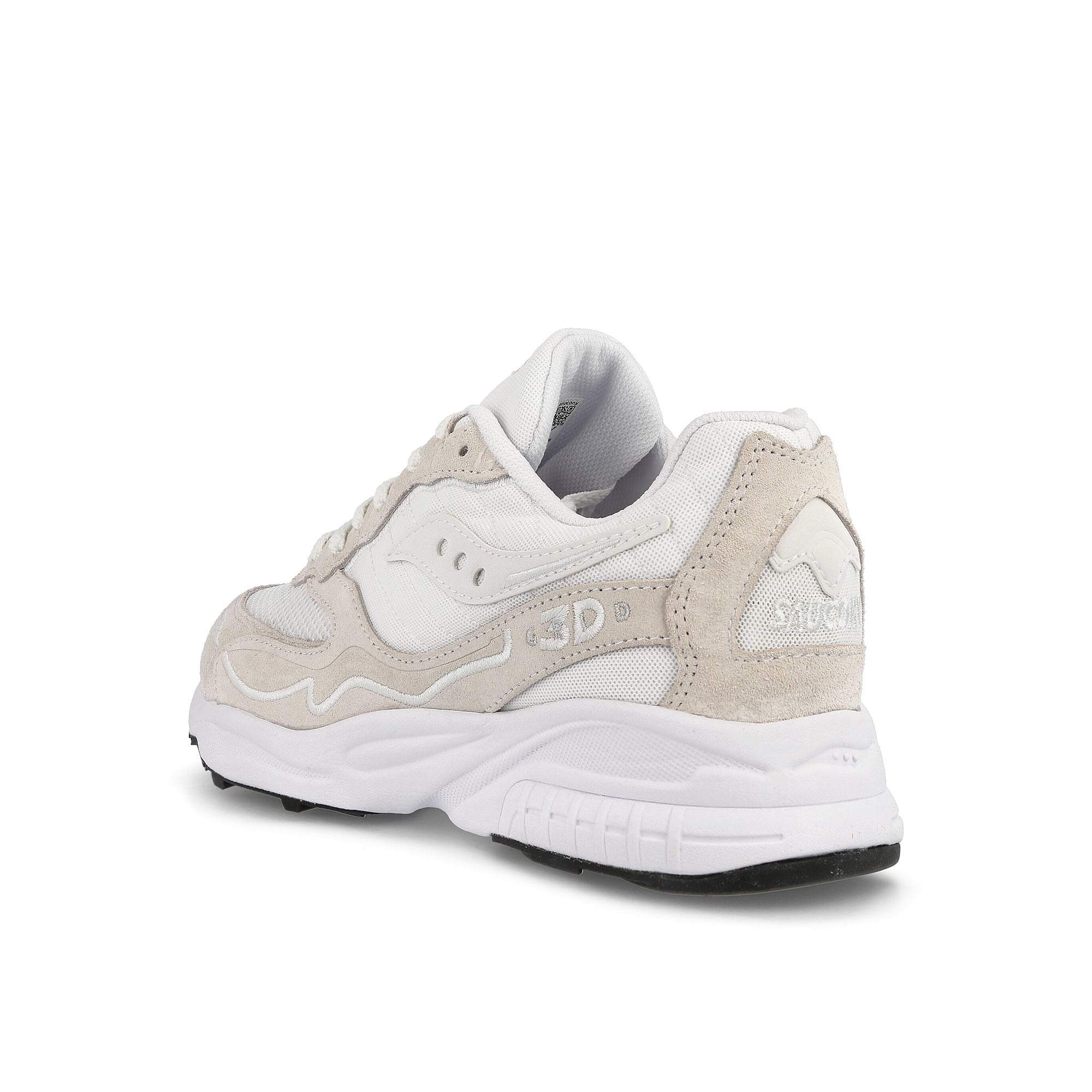 Saucony 3D Grid Hurricane White Low Top Sneakers Material | Overkill