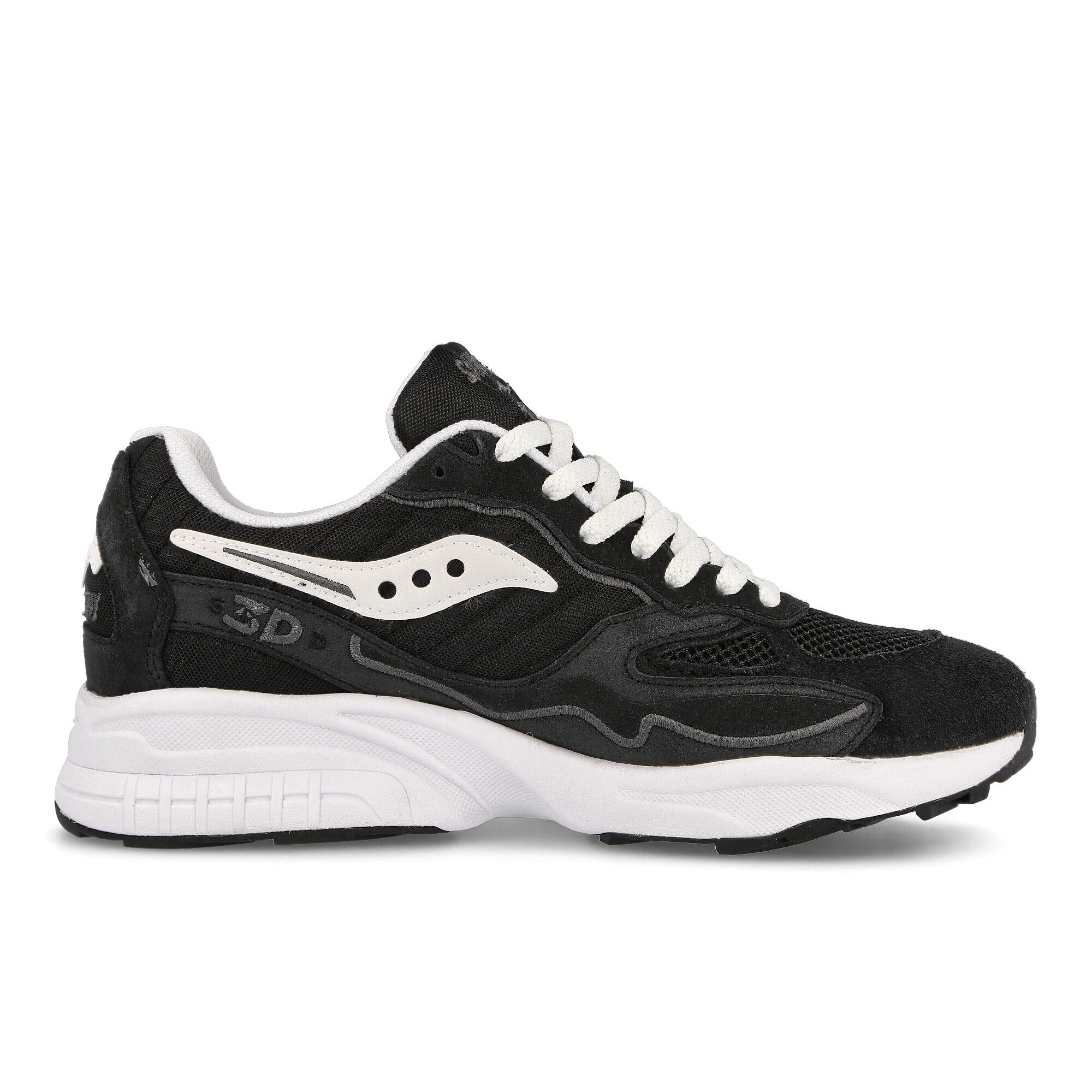 Saucony 3d grid hurricane Black-White Low Top Sneakers Silhouette | Overkill