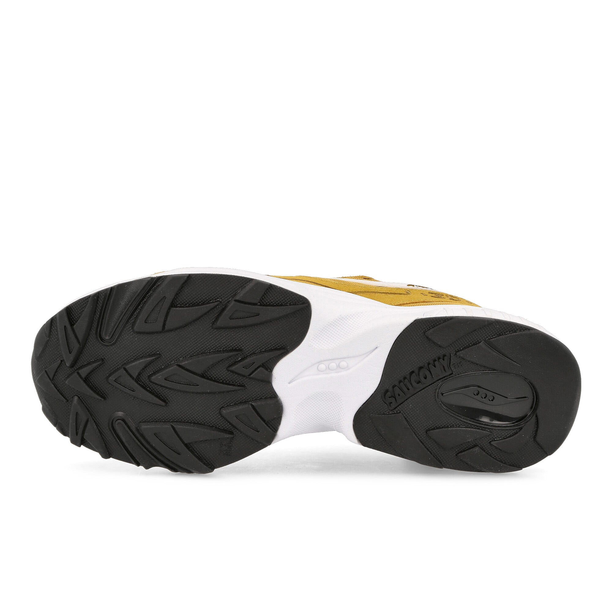 Saucony 3d grid hurricane Mustard-White Low Top Sneakers Detail View 1 | Overkill