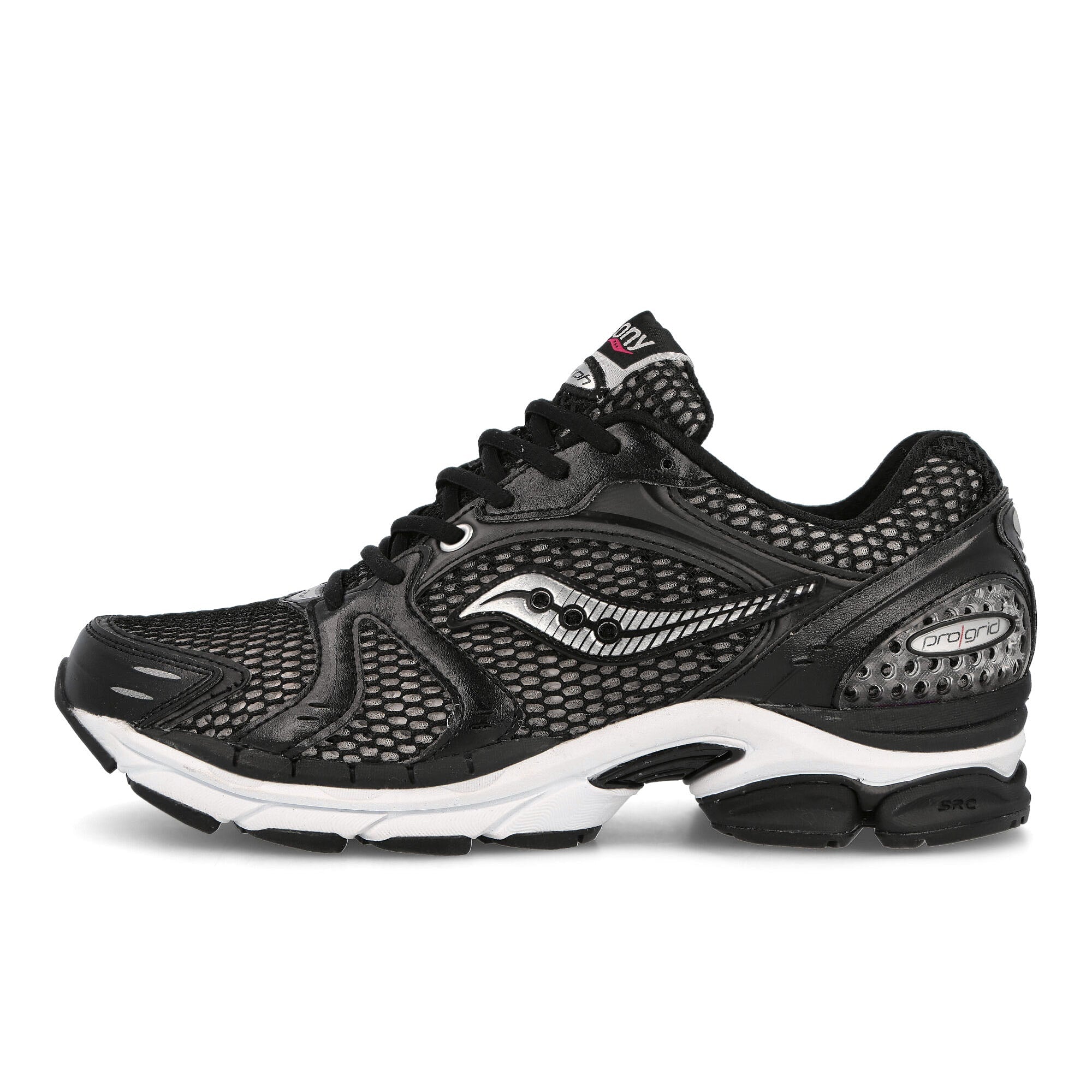 Saucony Progrid Triumph 4 Black-White Low Top Sneakers S70704-2 | Overkill