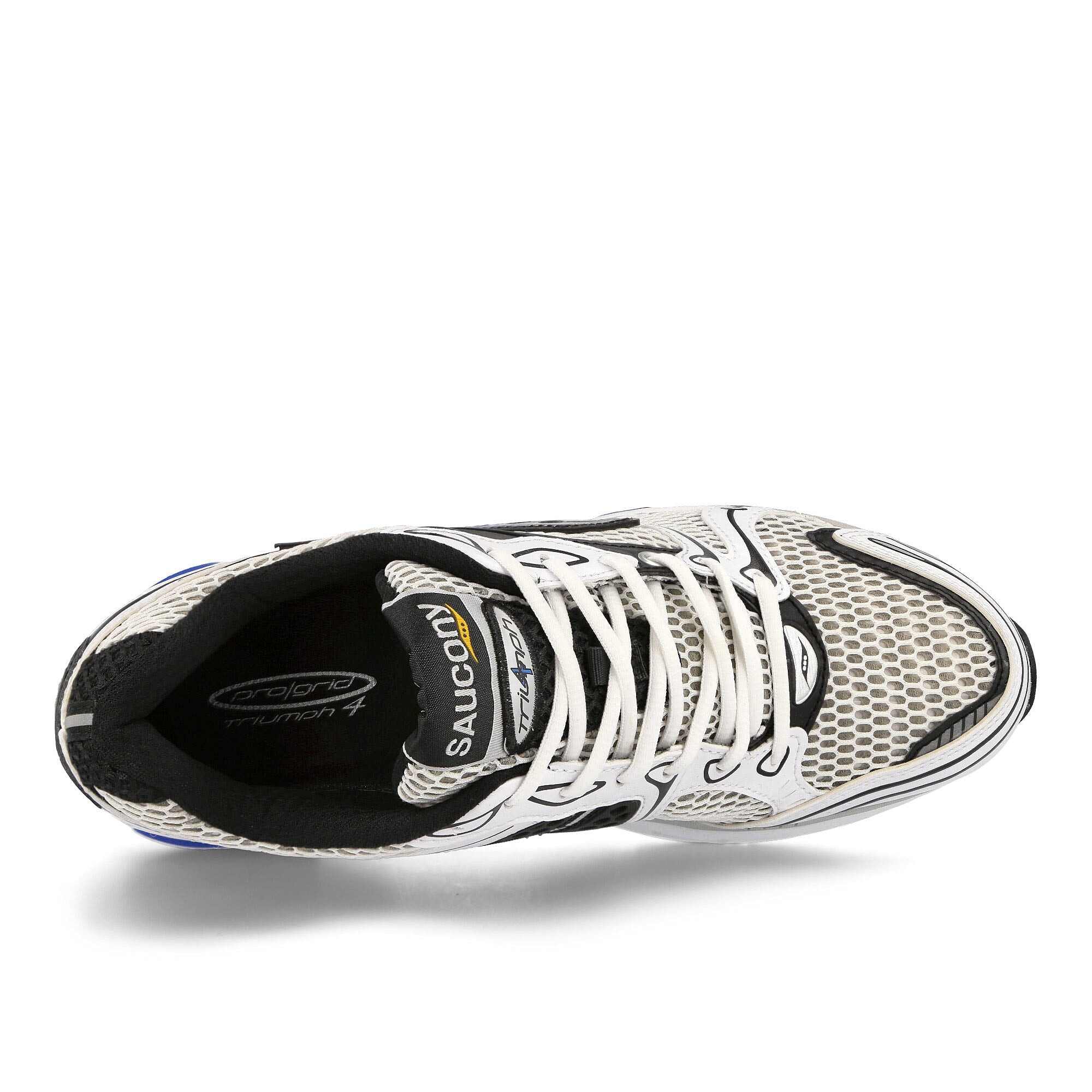 Saucony Progrid Triumph 4 White-Silver Low Top Sneakers Detailfoto | Overkill