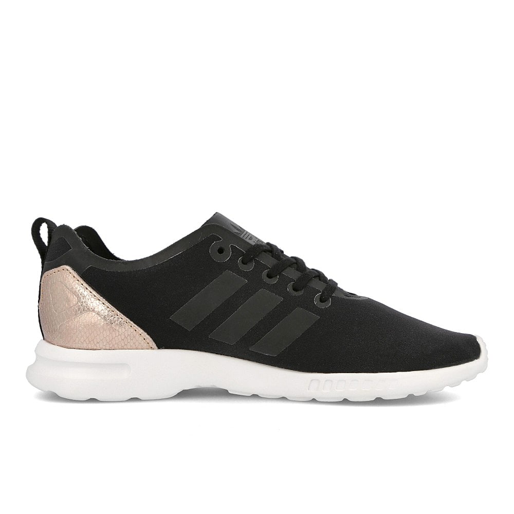 adidas wmns zx flux smooth Core Black-Coppermet Sneakers Silhouette | Overkill