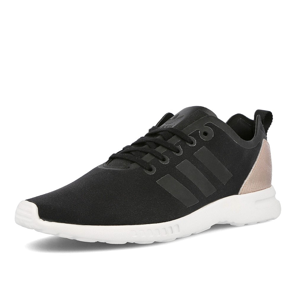 adidas wmns zx flux smooth Core Black-Coppermet Sneakers Close Up | Overkill