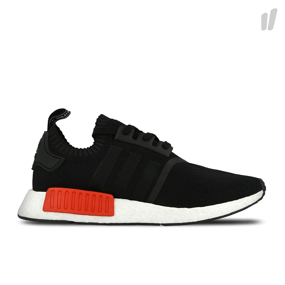 adidas nmd runner pk Core Black-Core Black-Lush Red Sneakers Silhouette | Overkill
