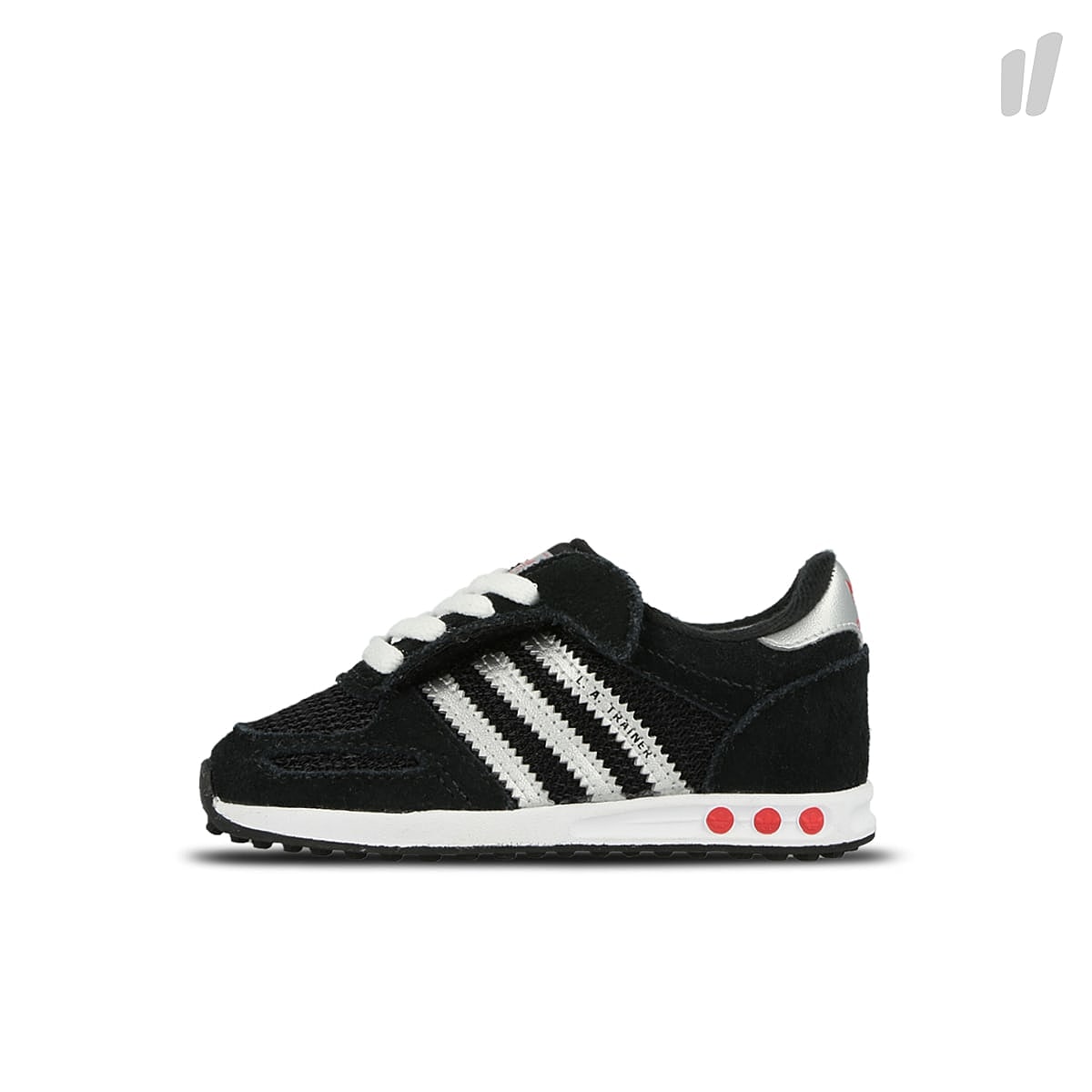 adidas la trainer cf infants Black-Silver-White Sneakers S80168 | Overkill