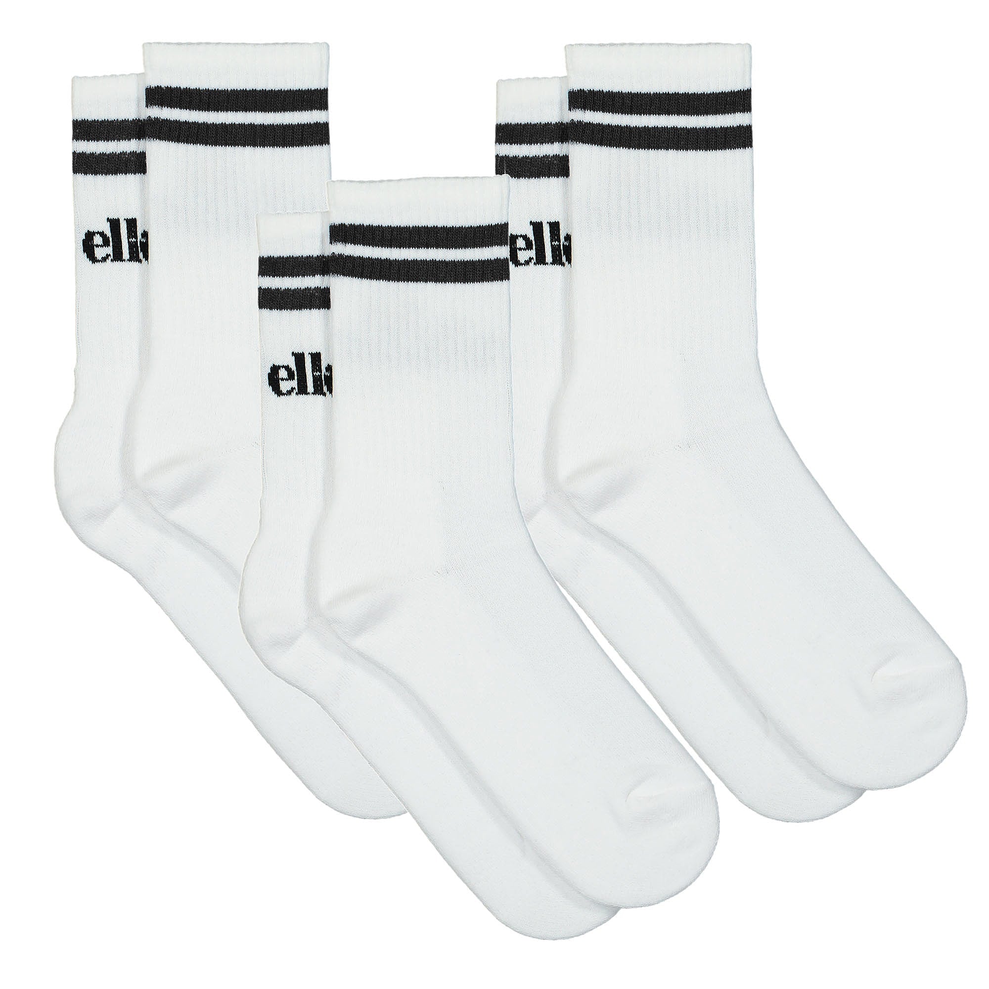 Ellesse Pullo 3PK Socks White Socks Material | Overkill