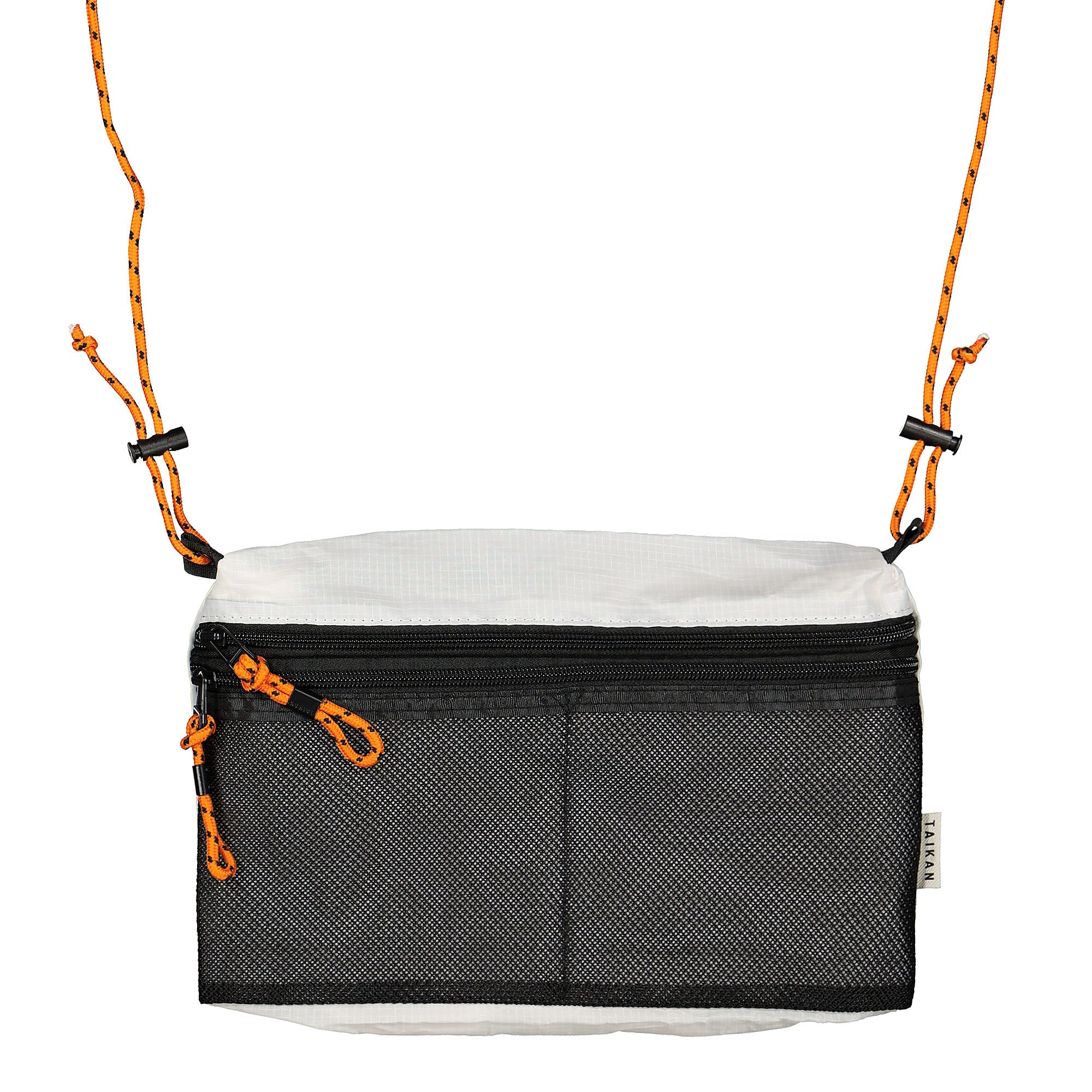 Taikan Everything Sacoche Large White / Black / Orange Tote Bags & Shoppers SACOHE-WHT-L | Overkill