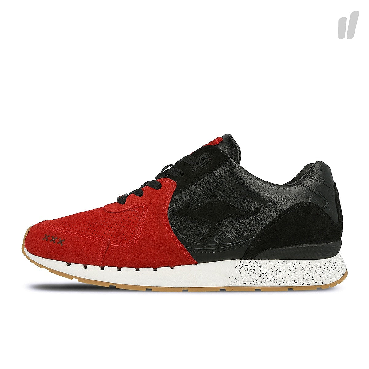KangaROOS coil-r2 sin city Rouge Red & Black Sneakers SB-4701-O-0600 | Overkill