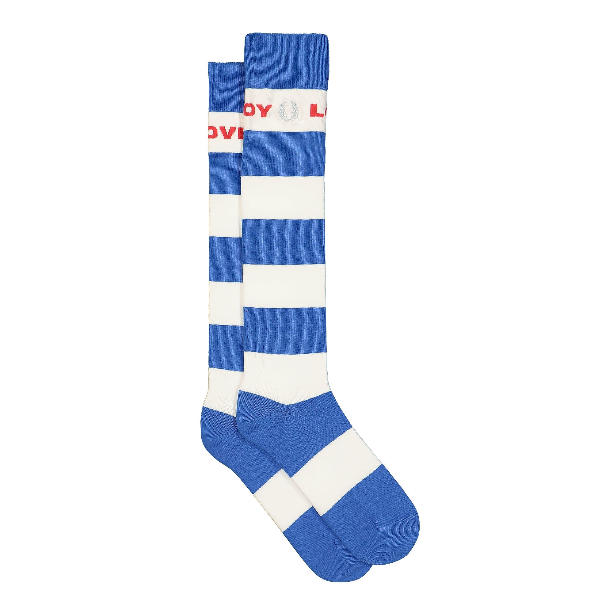Fred Perry Charles Jeffrey LOVERBOY x Fred Perry Socks White / Blue Socks Material | Overkill