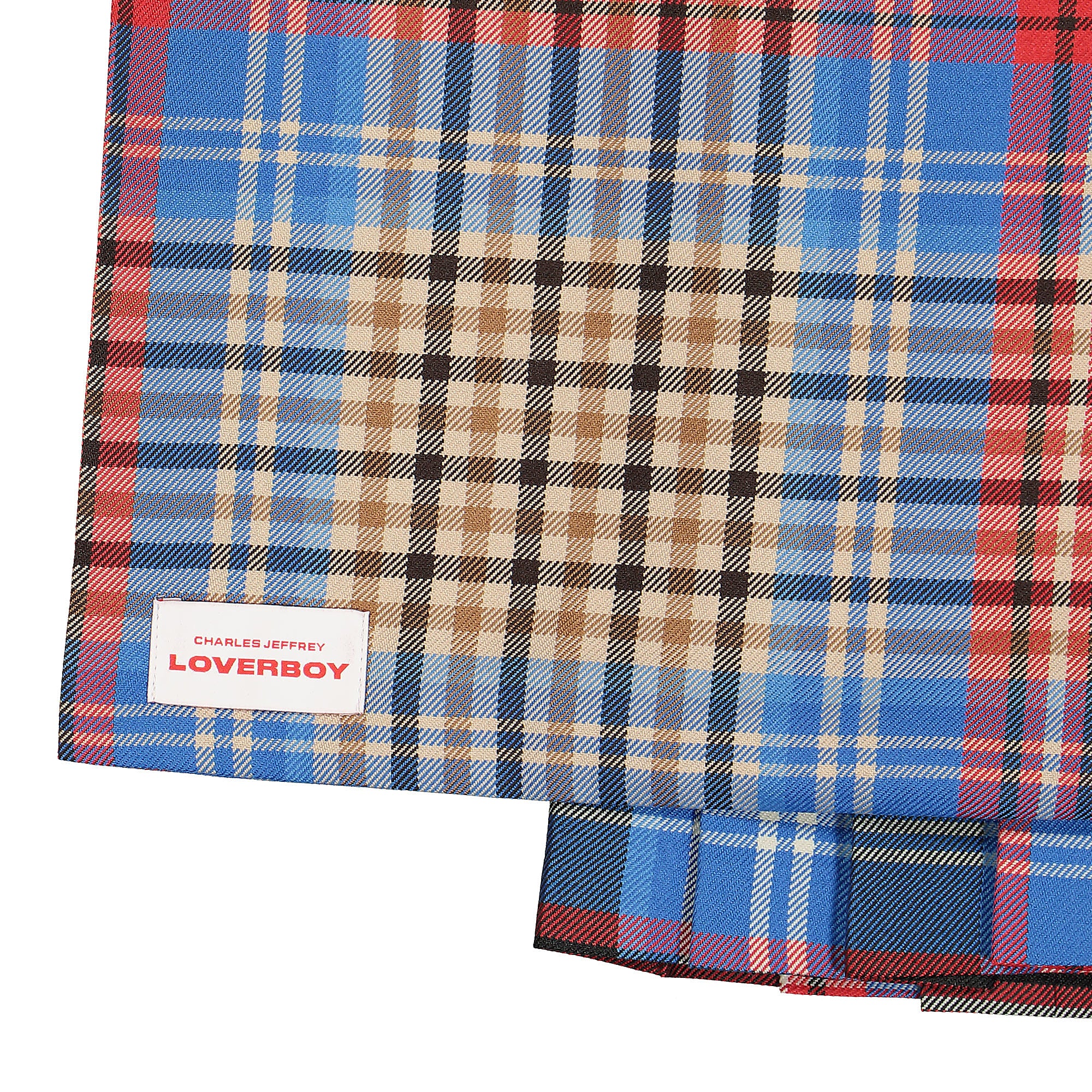 Fred Perry Charles Jeffrey LOVERBOY x Fred Perry Tartan Kilt Shepherds Tartan Skirts Detail view 1 | Overkill