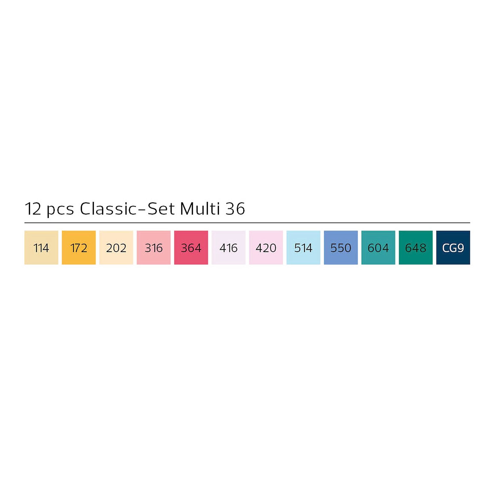 Stylefile marker 12er multi set 36 0 Marker Material | Overkill