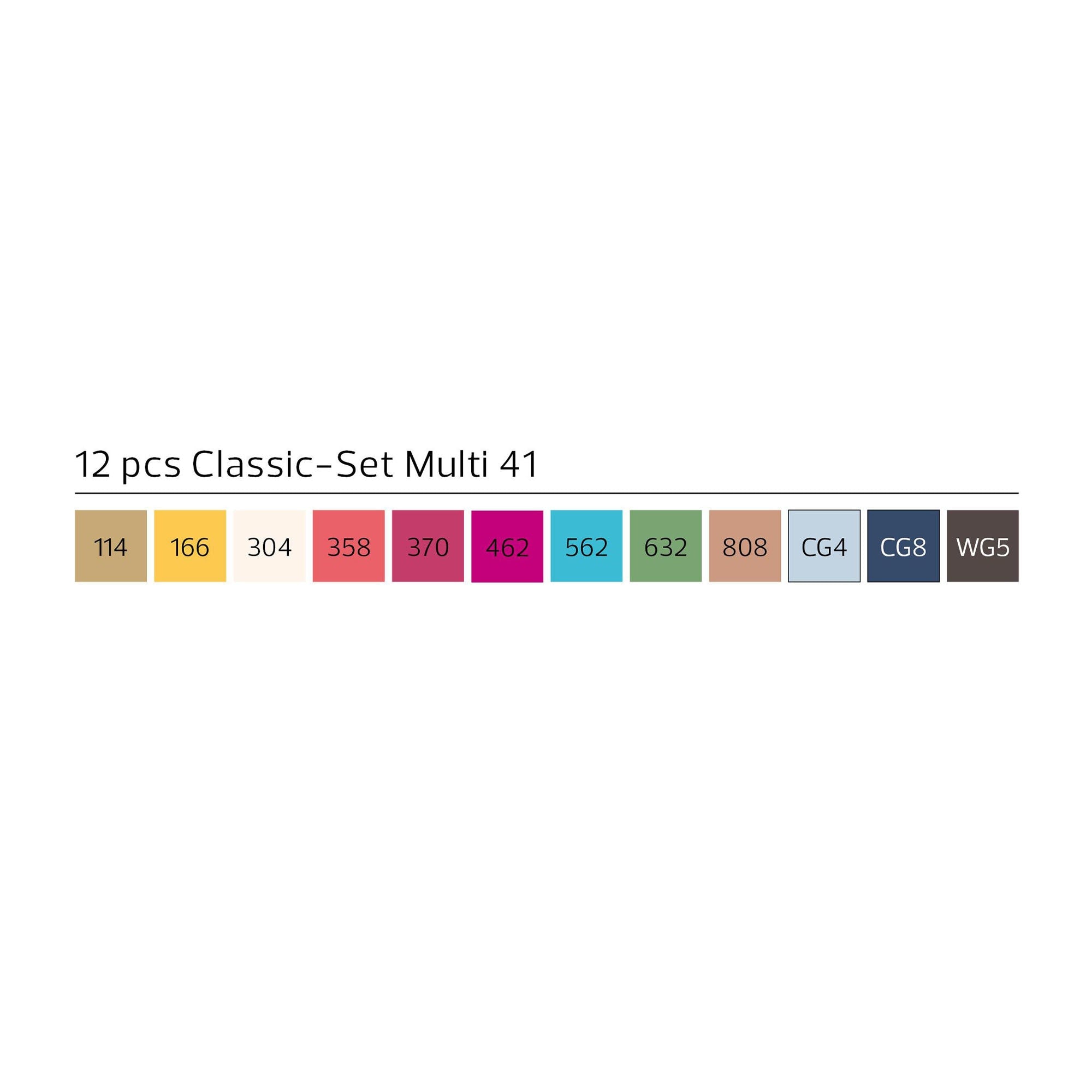 Stylefile Marker 12er Multi Set 41 0 Marker Material | Overkill