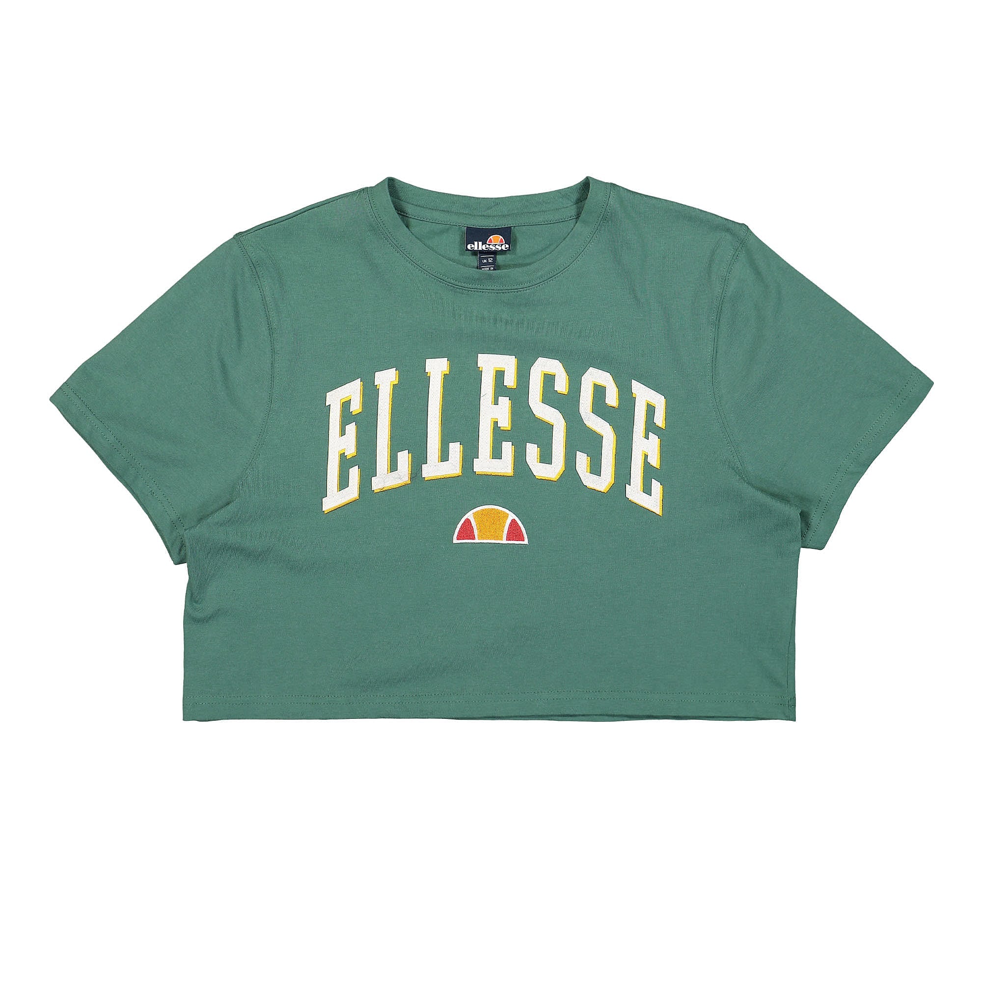 Ellesse Mondo Crop T-Shirt Dark Green T-Shirts SGP15916 | Overkill