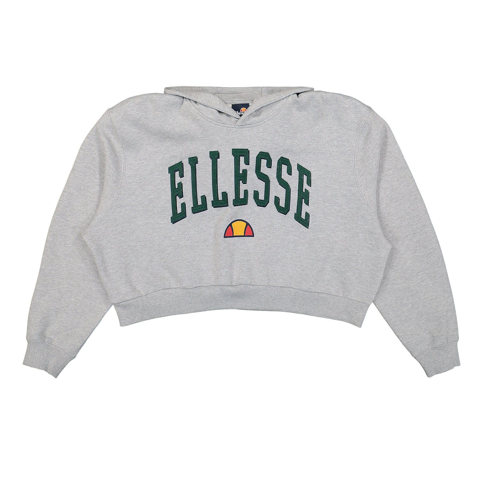 Ellesse Ramo Crop Hoody Grey Marl Hoodies SGP15918 | Overkill