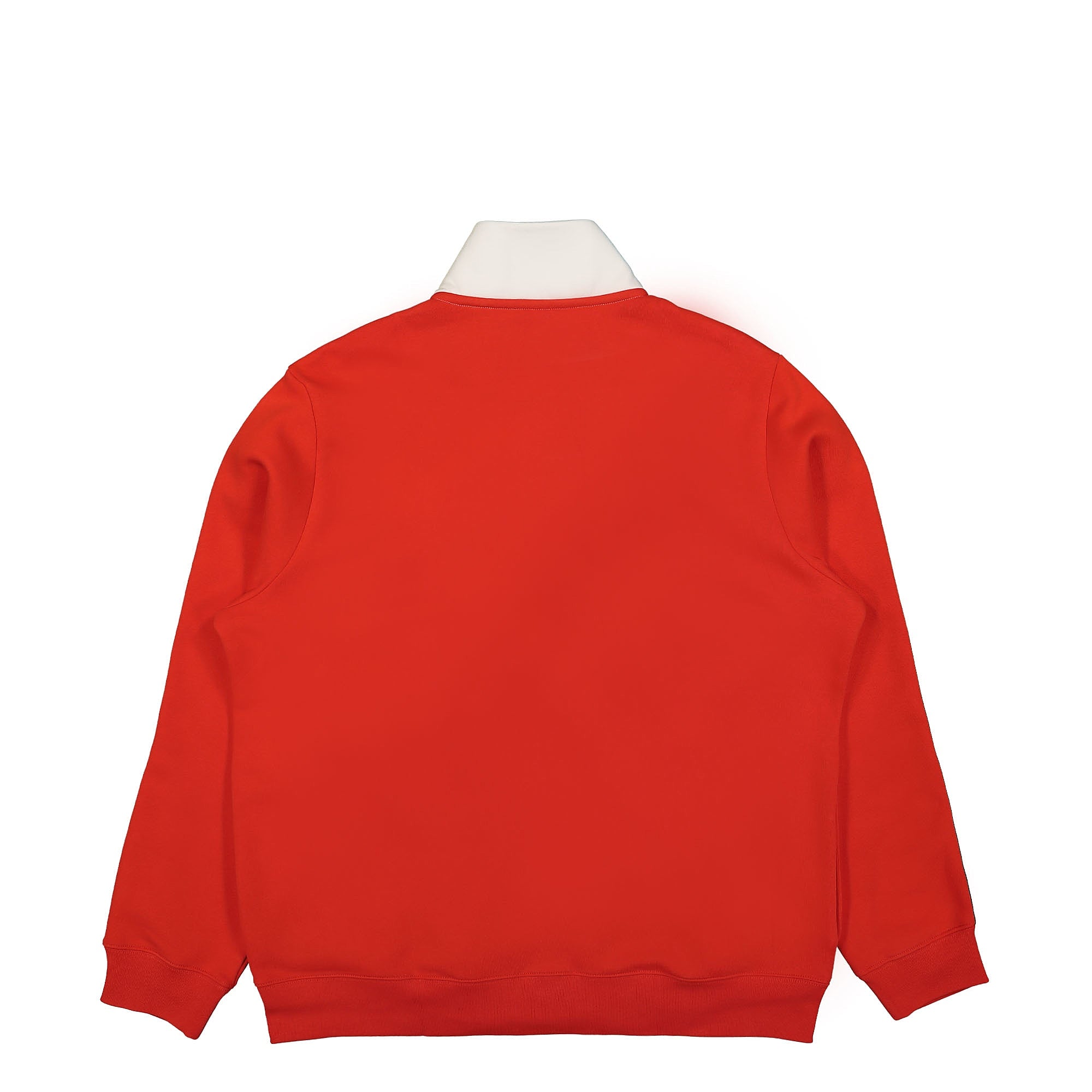 Lacoste Classic Fit Colourblock Zipped Sweatshirt Red / White Track Jackets Material | Overkill