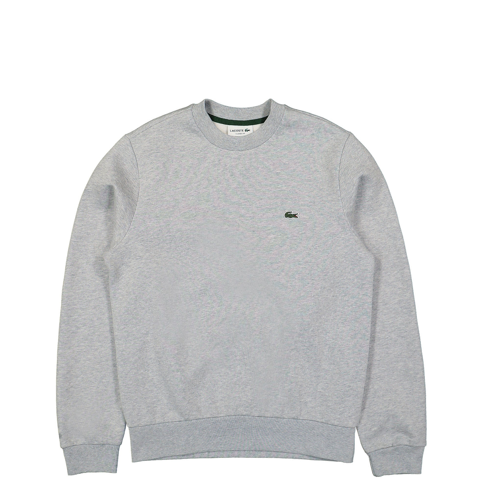 Lacoste Organic Cotton Sweatshirt Grey Sweatshirts SH9608-00 CCA | Overkill