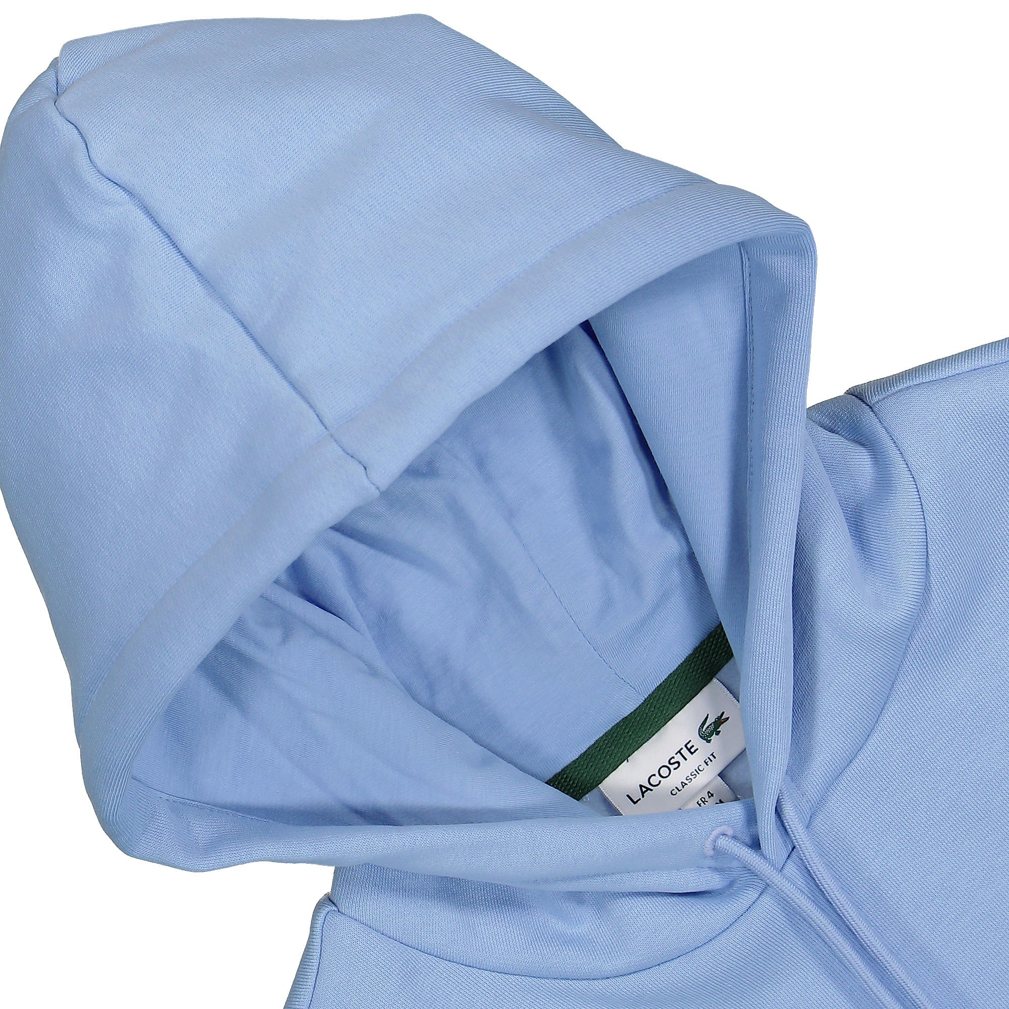 Lacoste Organic Cotton Hoodie Blue Hoodies Close-up | Overkill