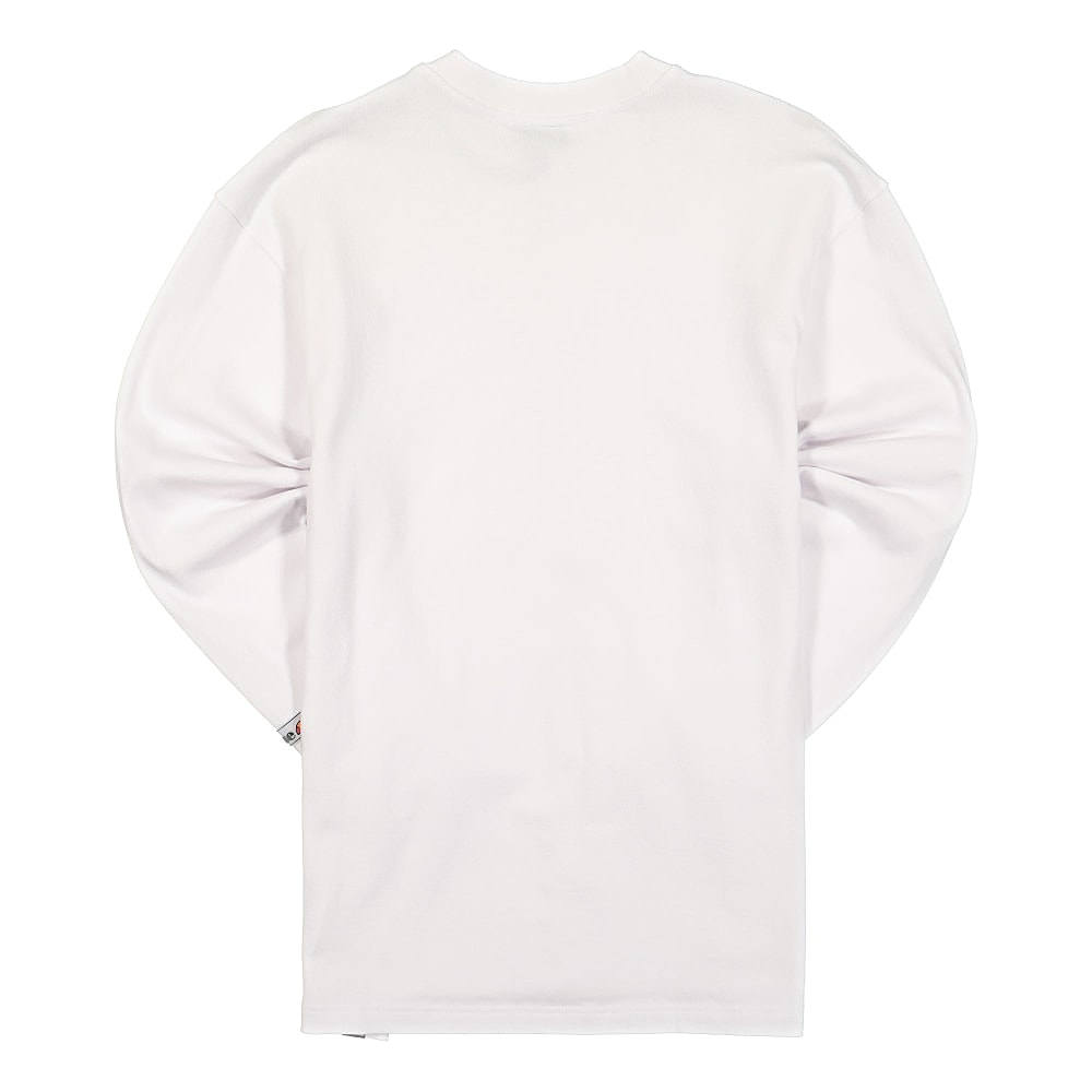 Ellesse Yario Longsleeve T-Shirt White Longsleeves Material | Overkill