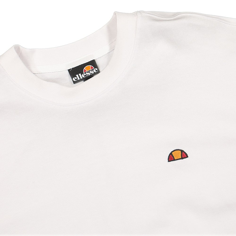 Ellesse Yario Longsleeve T-Shirt White Longsleeves Close-up | Overkill