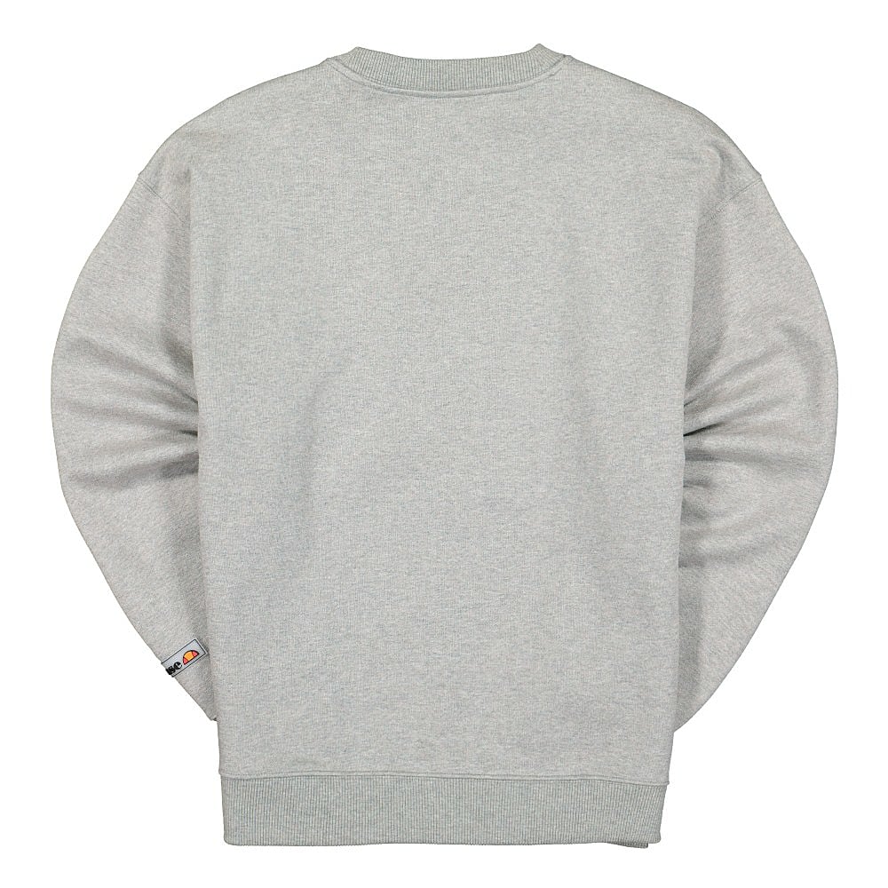 Ellesse Montano Crewsweat Grey Marl Sweatshirts Material | Overkill