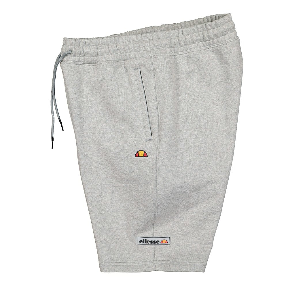 Ellesse Lionoli 10 Short Grey Marl Shorts Close-up | Overkill