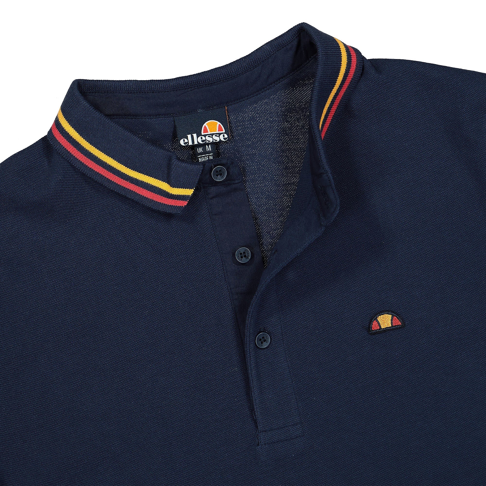 Ellesse Solana Polo Navy Polo Shirts Close-up | Overkill