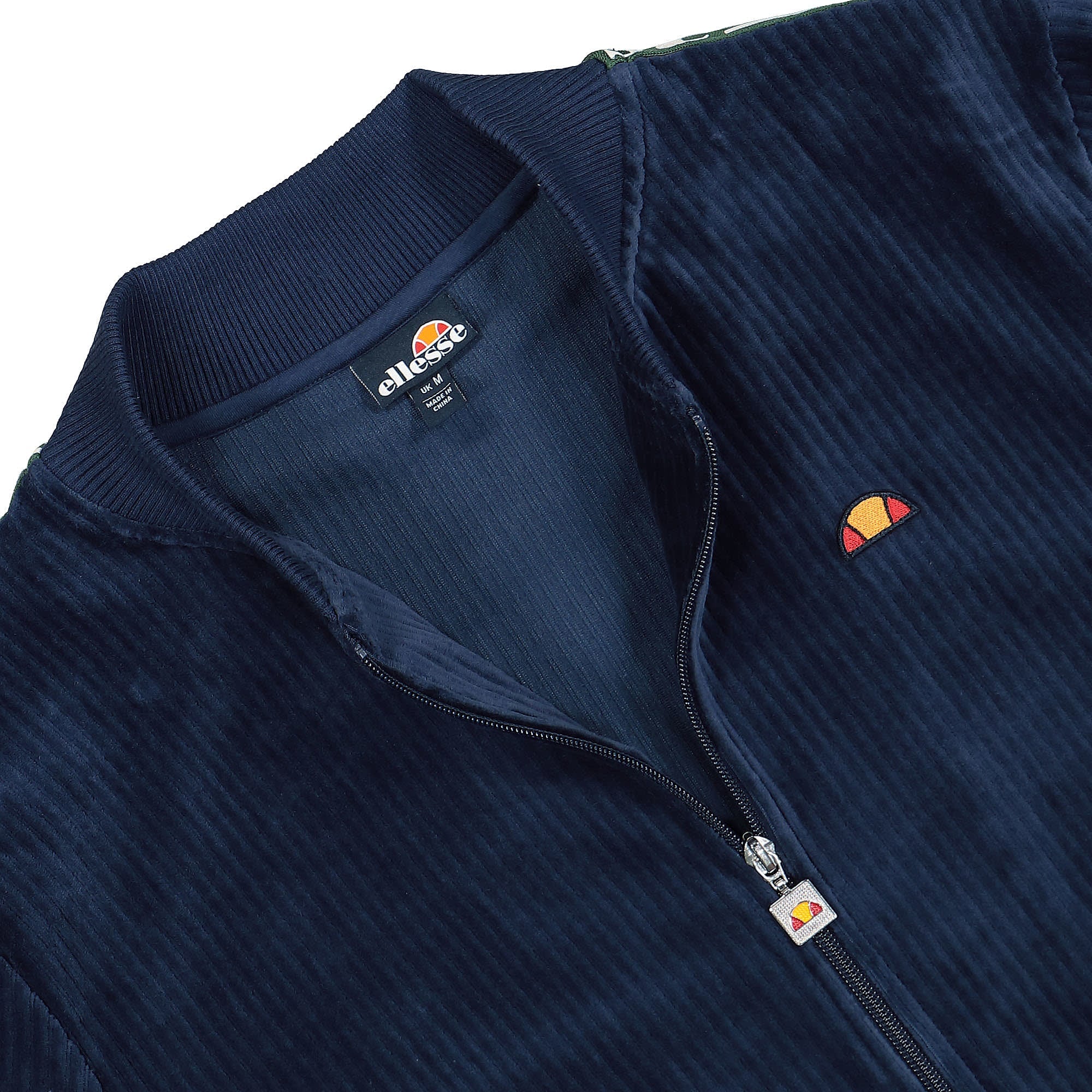 Ellesse Monzo Track Top Navy Track Jackets Close-up | Overkill