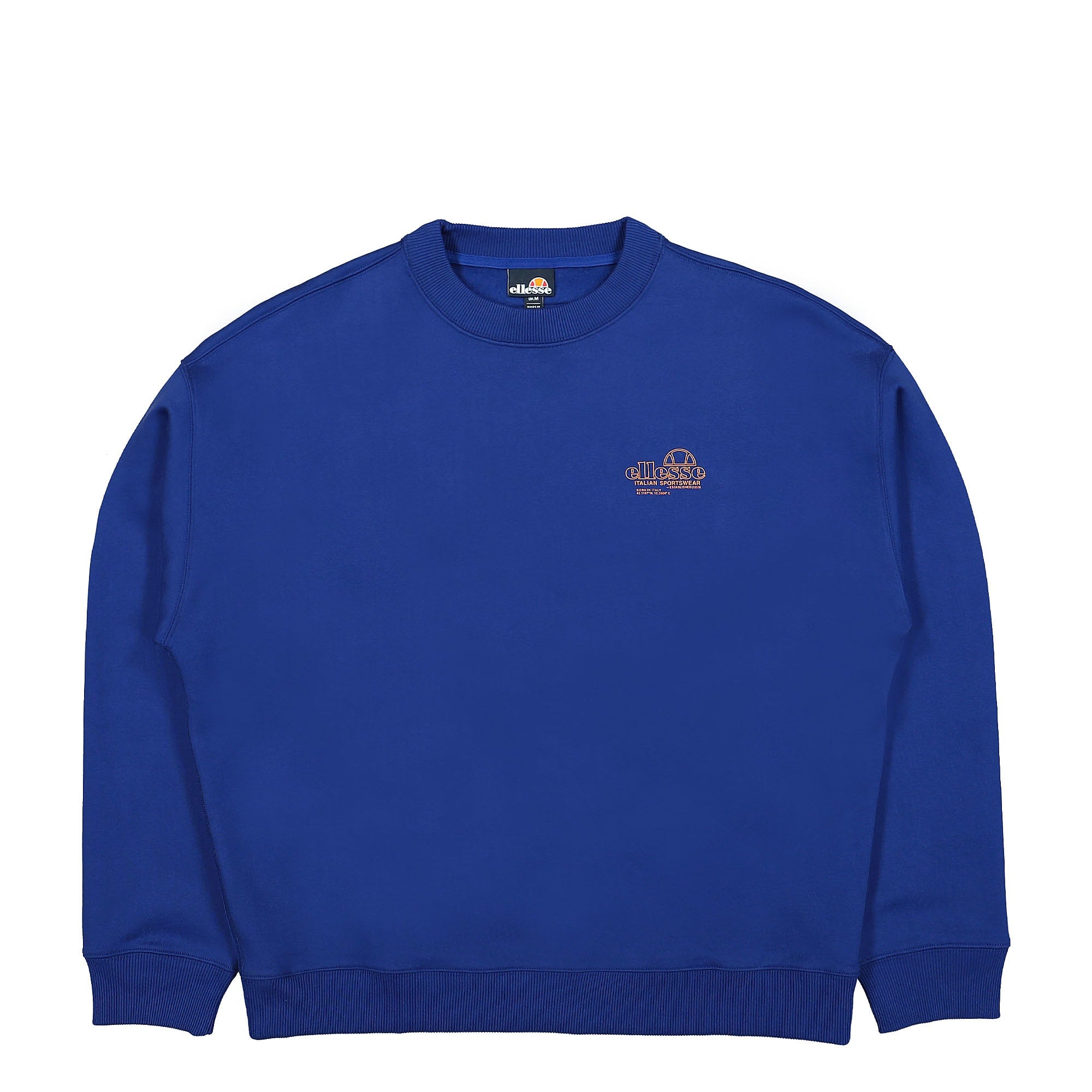 Ellesse Bloccare Sweatshirt Blue Sweatshirts SHP16119 | Overkill