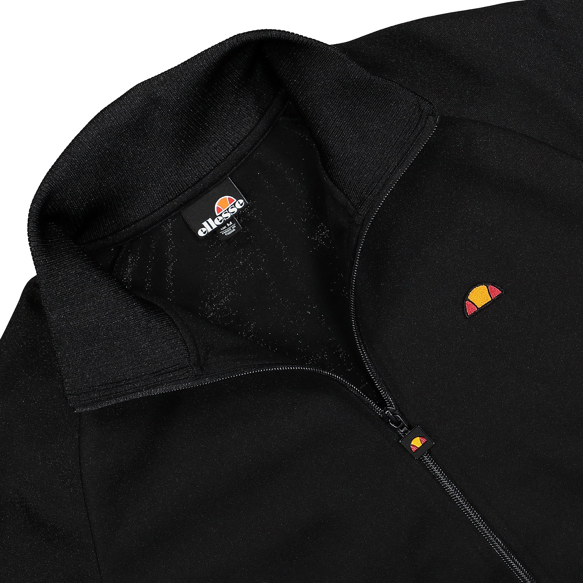 Ellesse Rome Track Top Black Track Jackets Close-up | Overkill