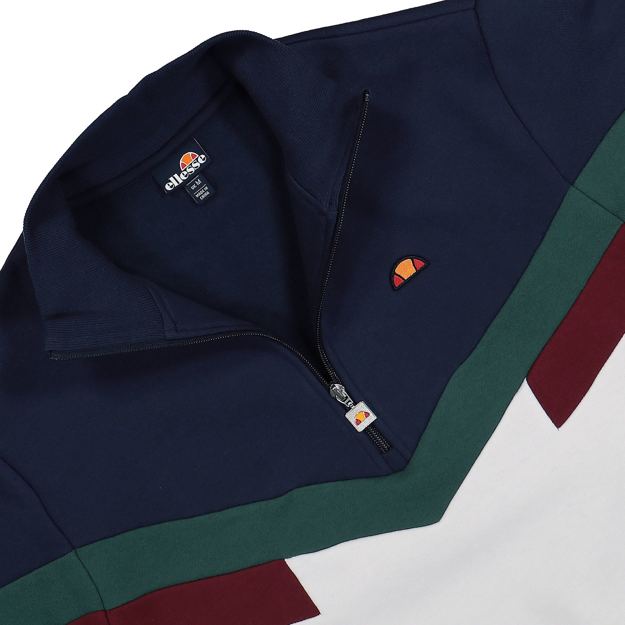 Ellesse Chevvy Track Top Navy Track Jackets Close-up | Overkill