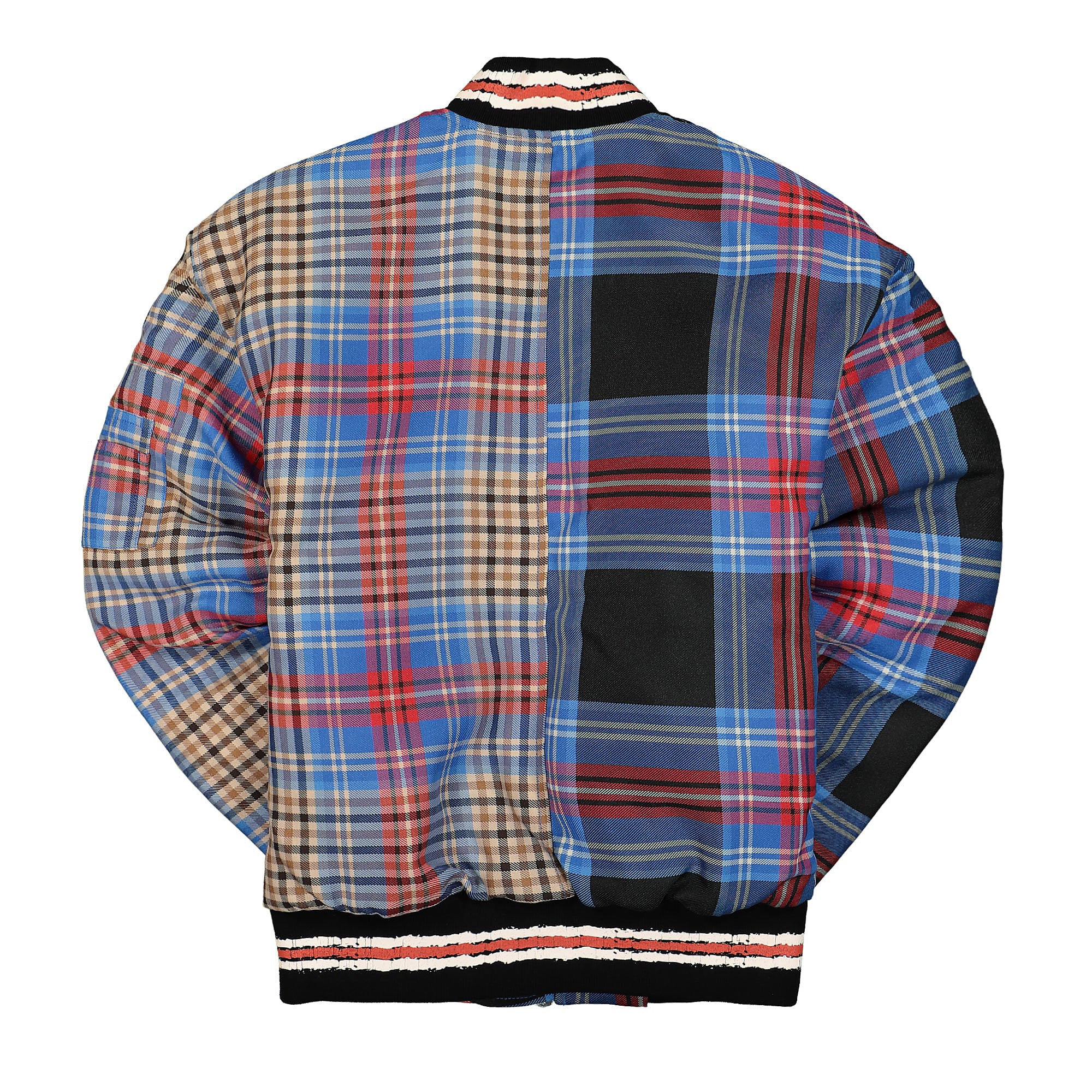 Fred Perry Charles Jeffrey LOVERBOY x Fred Perry Split Tartan Bomber Jacket Loverboy Tartan Bomber & Varsity Jackets Material | Overkill