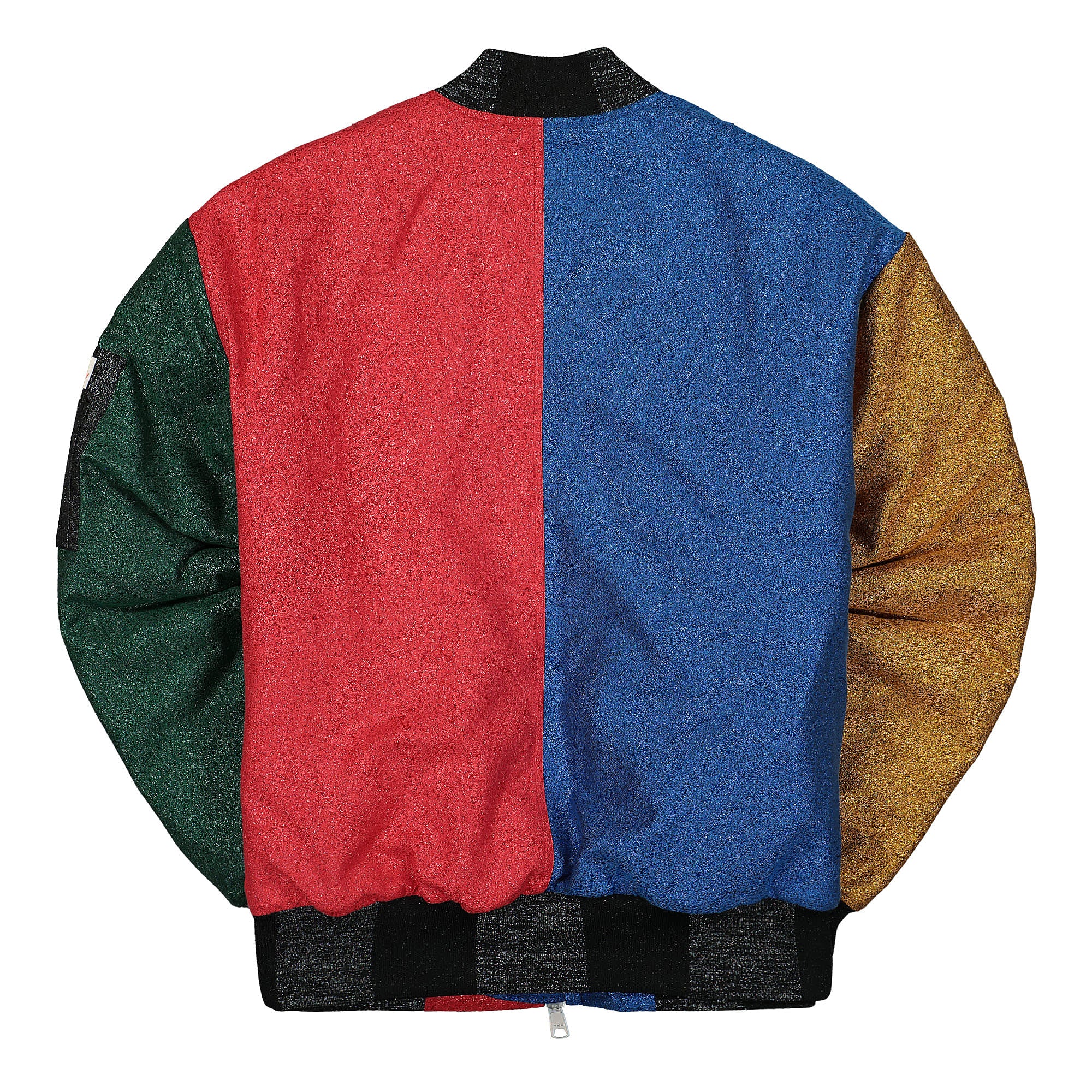 Fred Perry Charles Jeffrey LOVERBOY x Fred Perry Glitter Bomber Jacket Fiery Red Bomber & Varsity Jackets Material | Overkill
