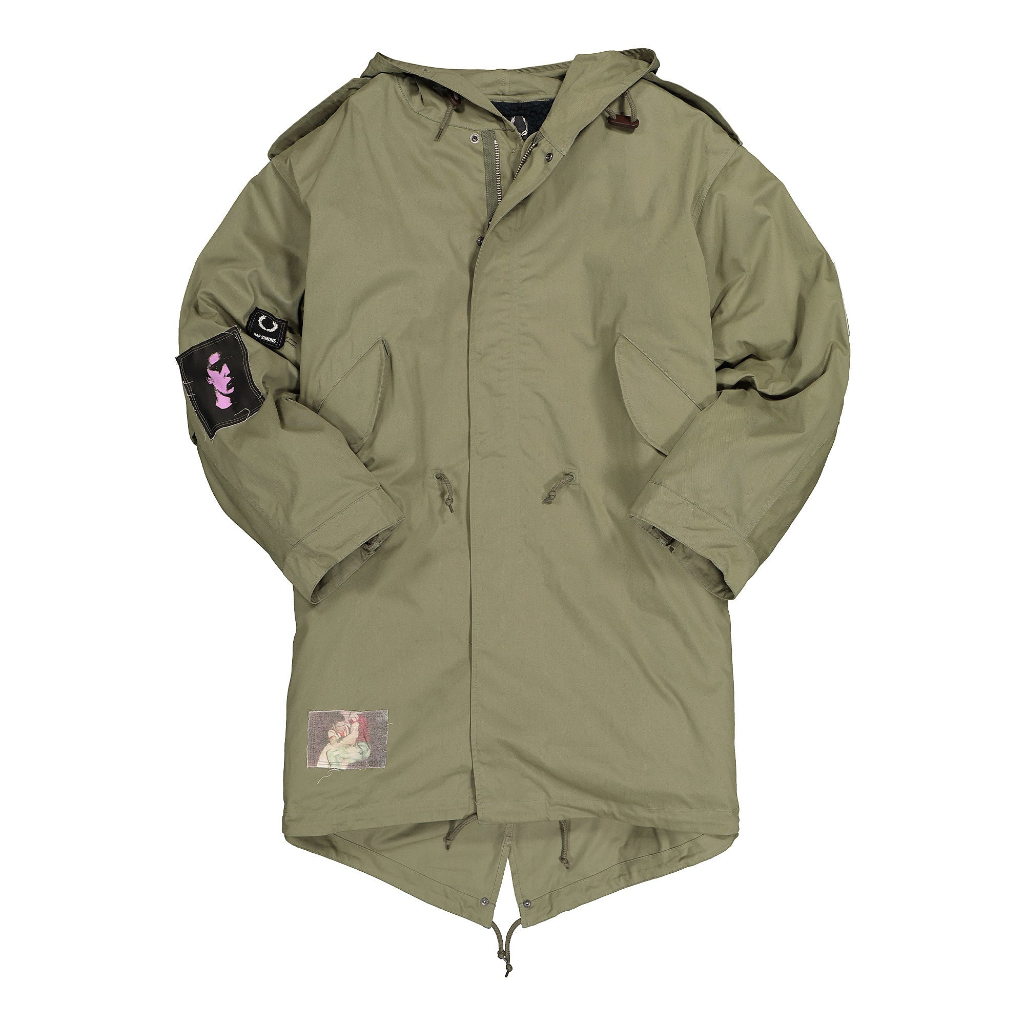 Fred Perry Raf Simons x Fred Perry Detachable Liner Parka Olive Parkas SJ9027 | Overkill
