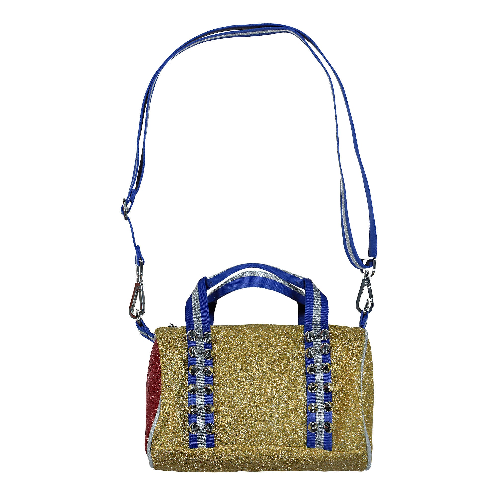 Fred Perry Charles Jeffrey LOVERBOY x Fred Perry Mini Barrel Bag Gold Duffle Bags Close-up | Overkill