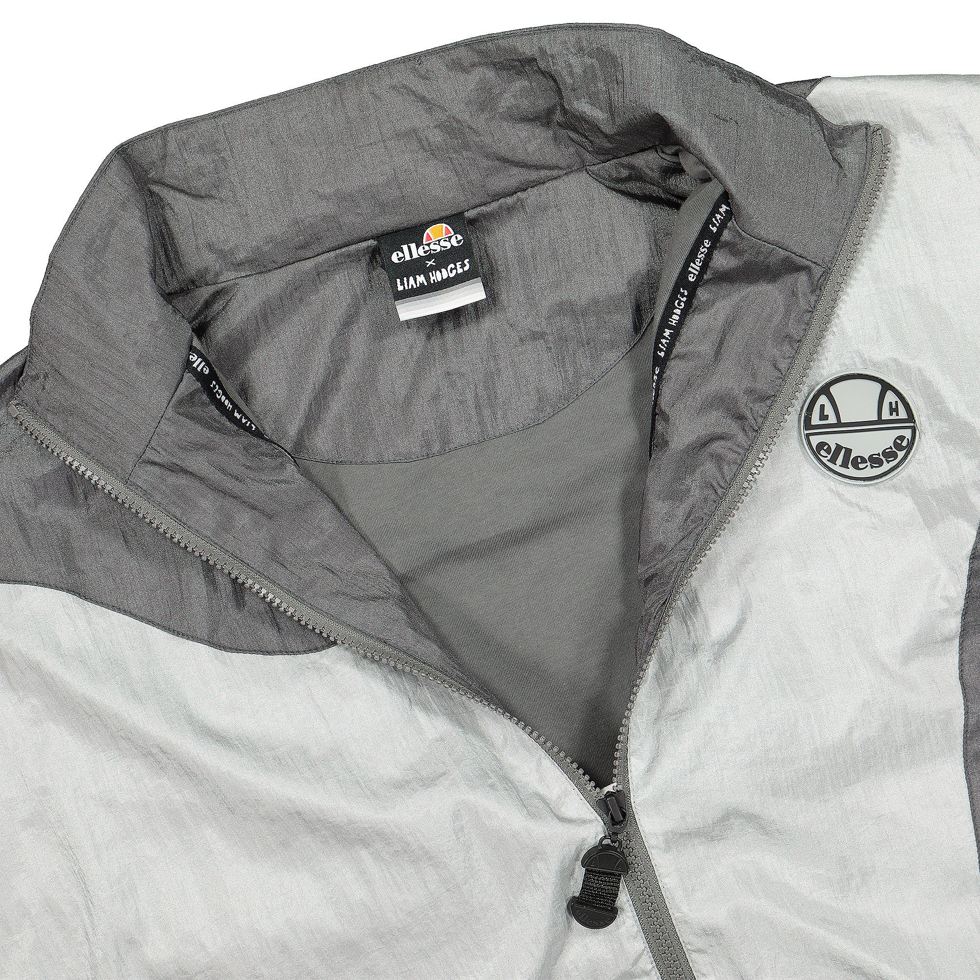 Ellesse Perche Track Top Light Grey Track Jackets Close-up | Overkill