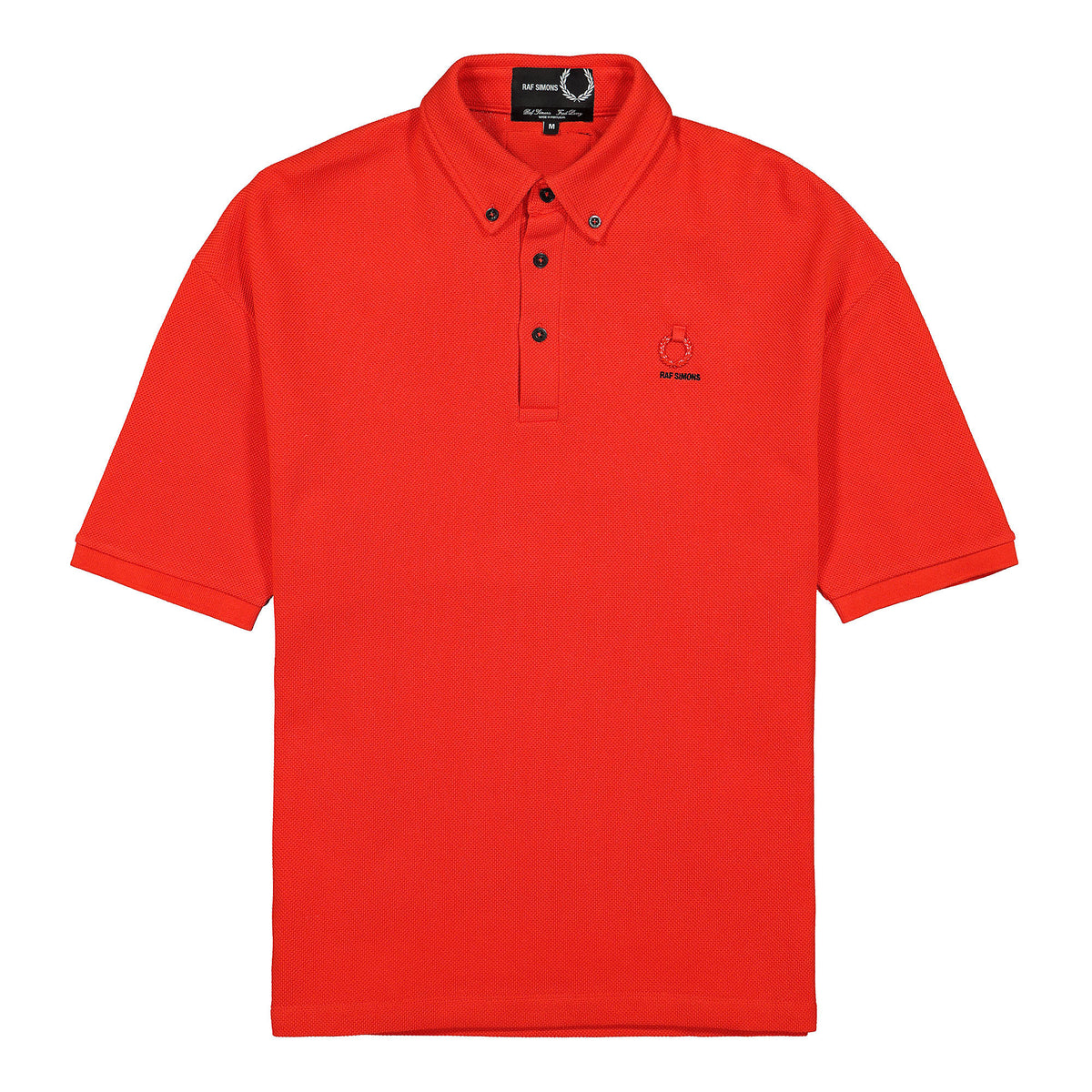 Fred Perry Raf Simons x Fred Perry Oversized Button Down Polo 