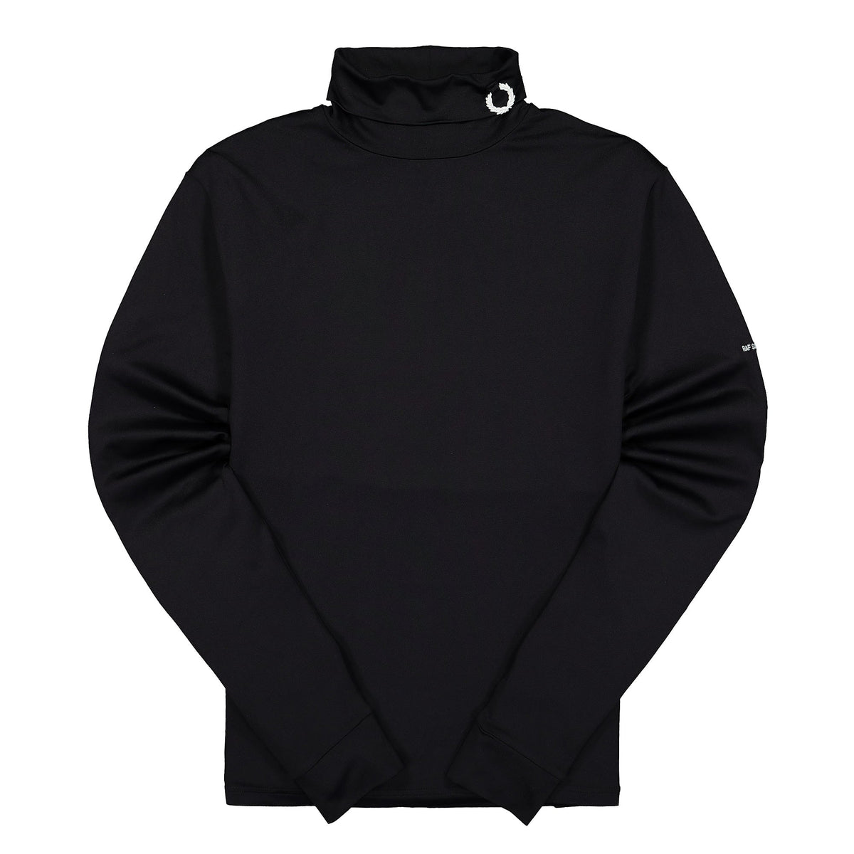 Fred Perry Raf Simons x Fred Perry Raf Laurel Wreath Roll Neck Black Longsleeves SM1860 | Overkill