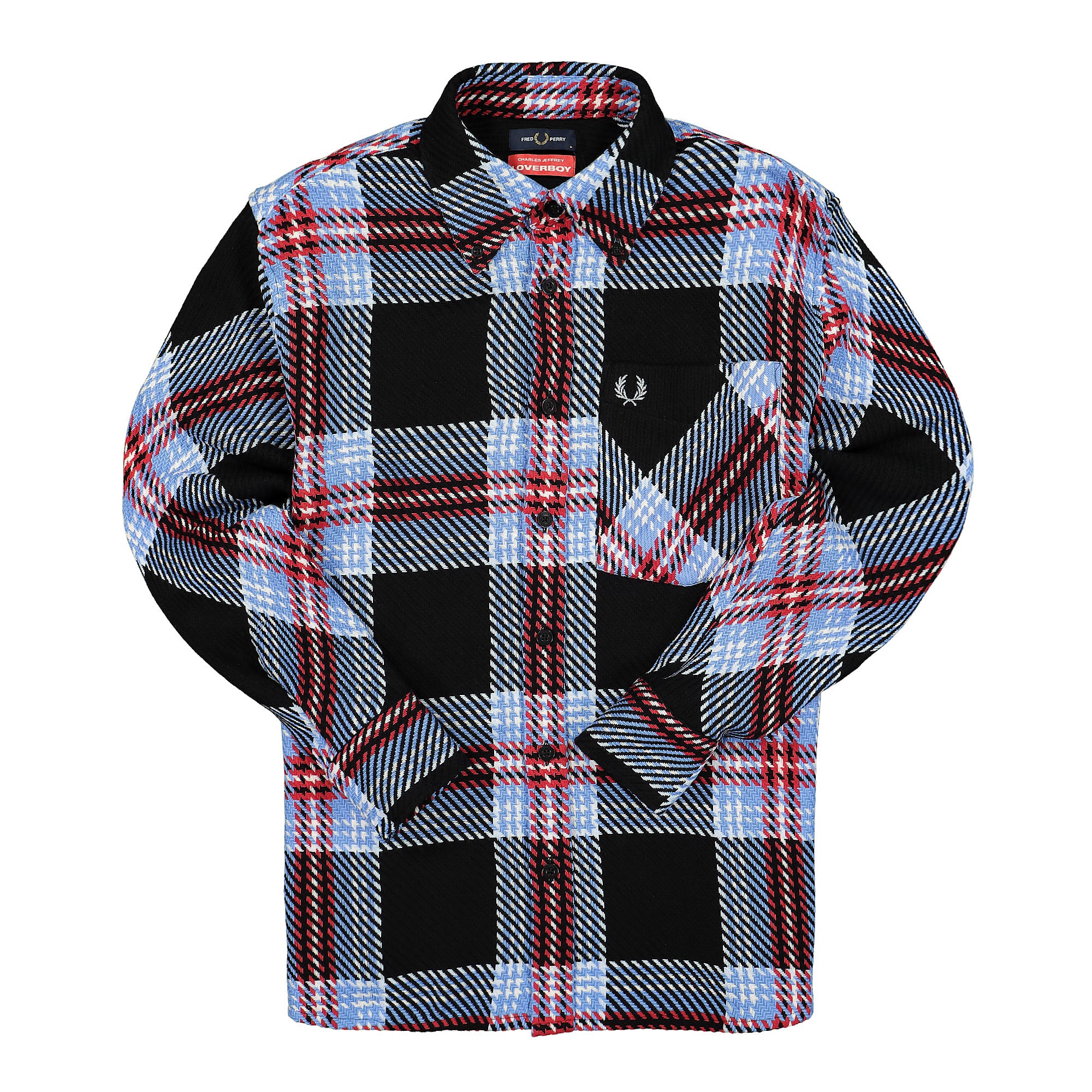 Fred Perry Charles Jeffrey LOVERBOY x Fred Perry Tartan Overshirt