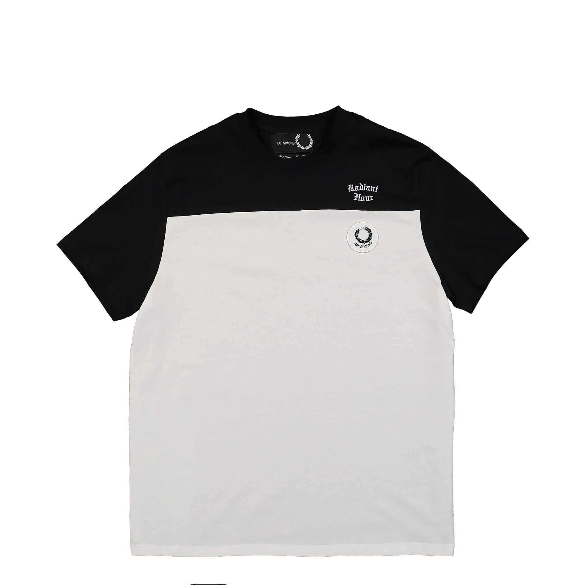 Raf Simons x Fred Perry Contrast Panel T-Shirt Black T-Shirts SM3105 | Overkill