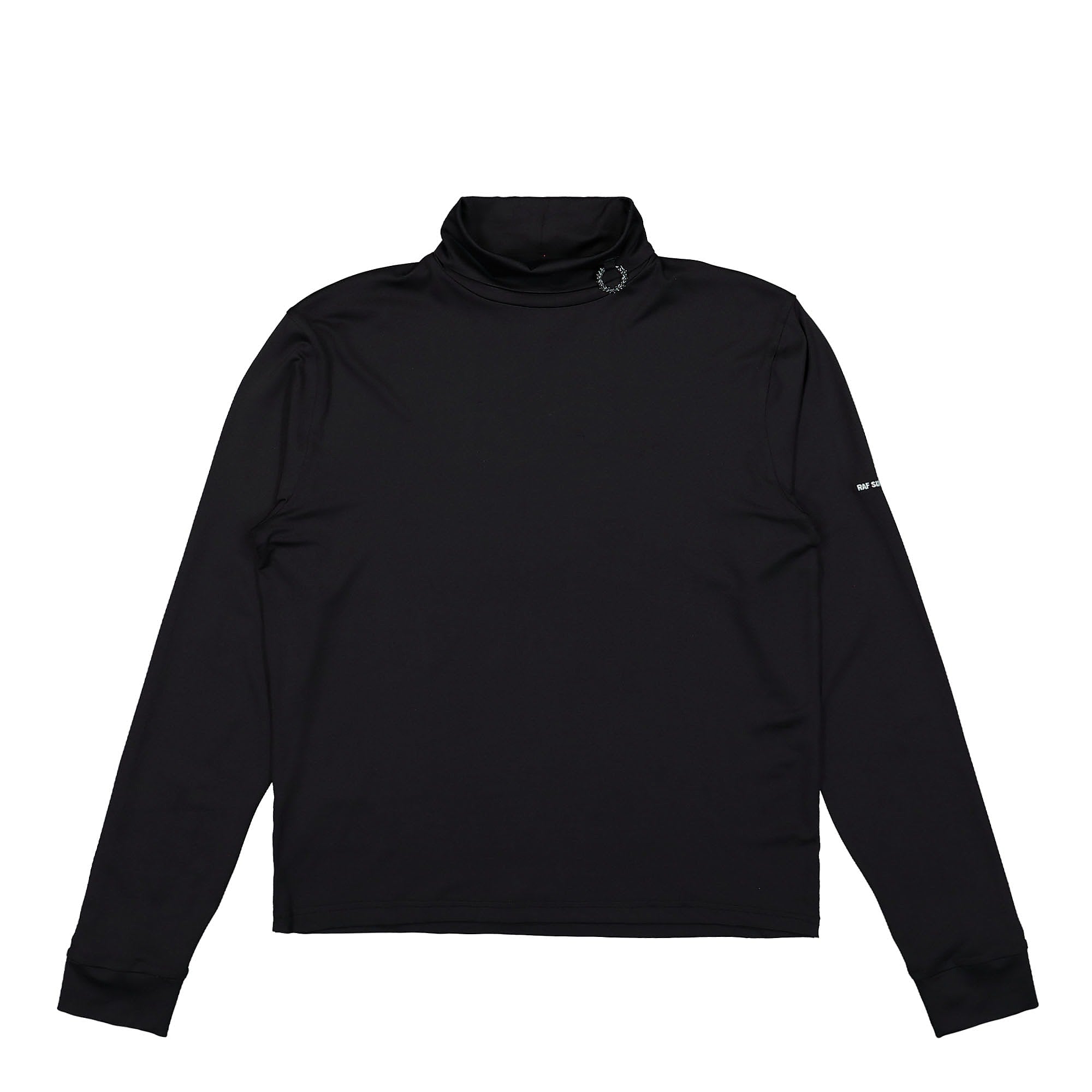 Raf Simons x Fred Perry Laurel Detail Roll Neck Top Black SM3108 | Overkill