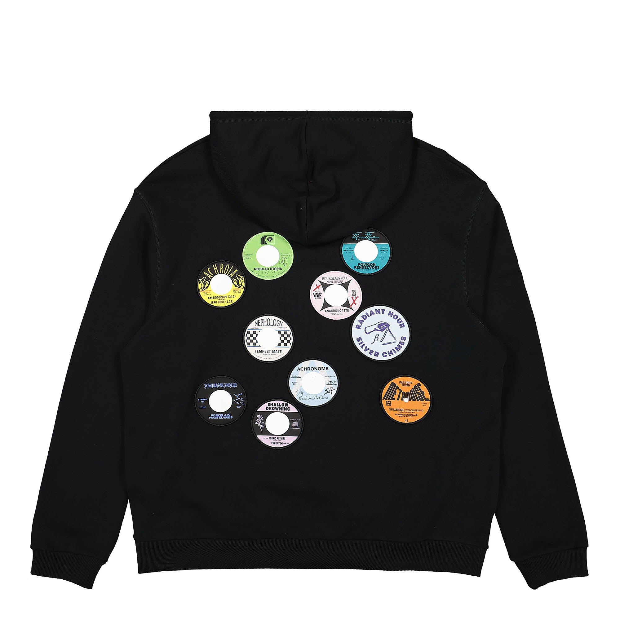 Raf Simons x Fred Perry Patched Overhead Hoodie Black Material | Overkill